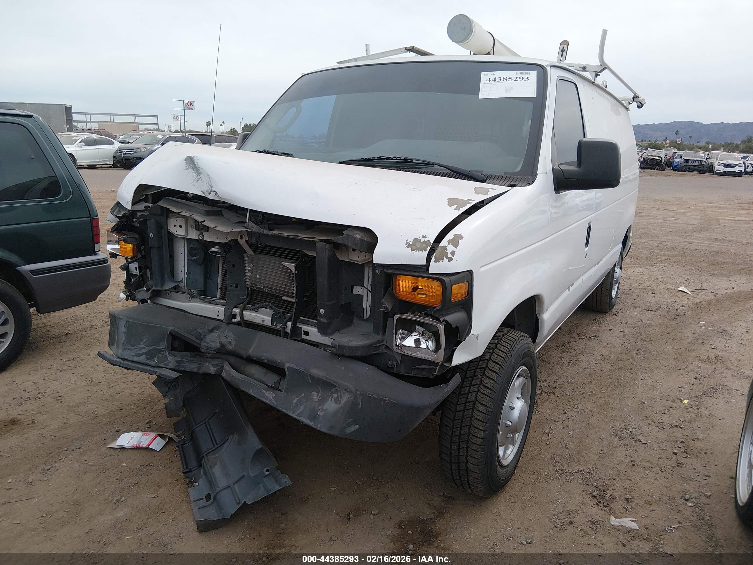 2011 Ford E-150 Commercial White vin: 1FTNE1EW6BDA78160