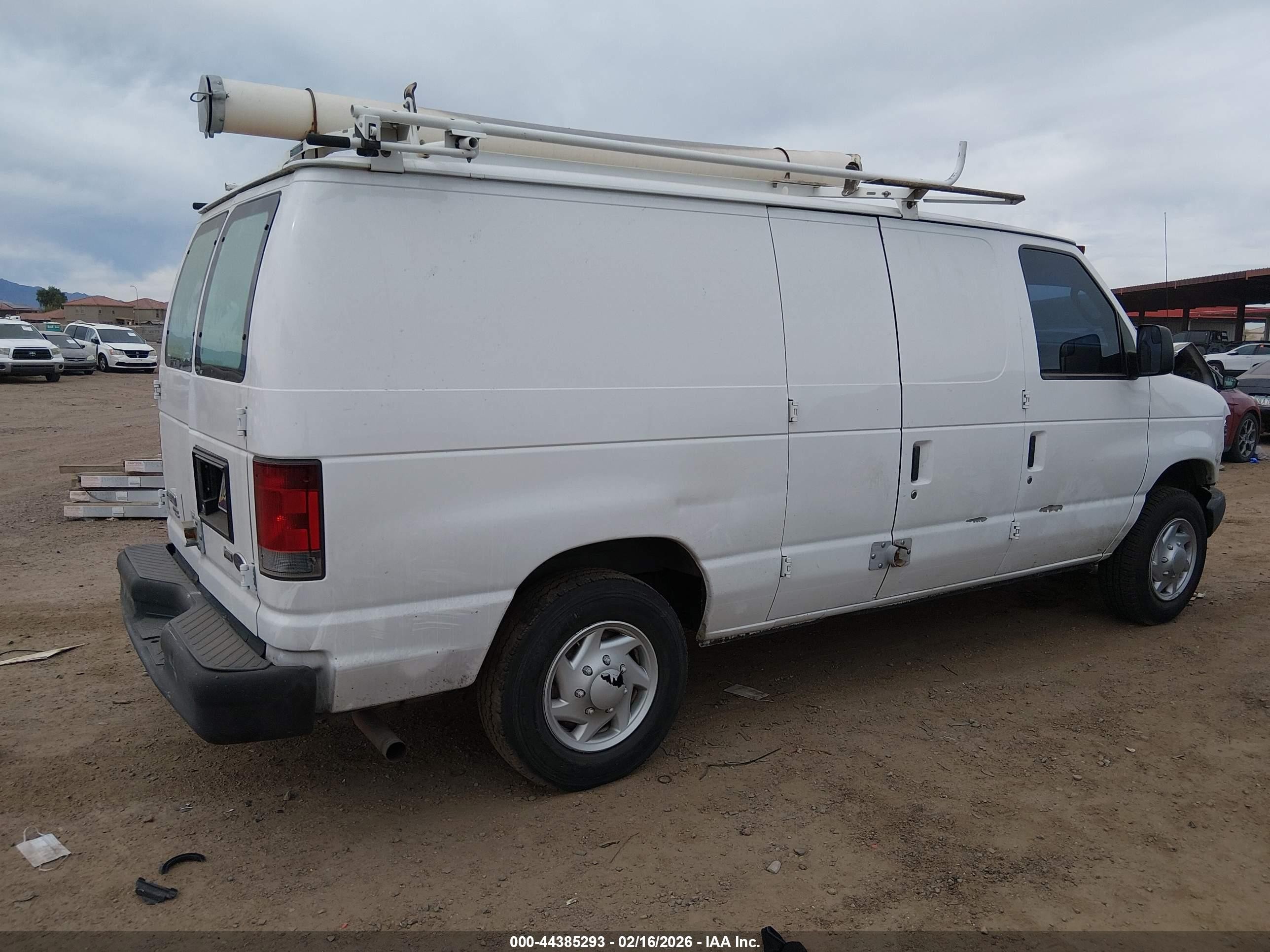 2011 Ford E-150 Commercial White vin: 1FTNE1EW6BDA78160