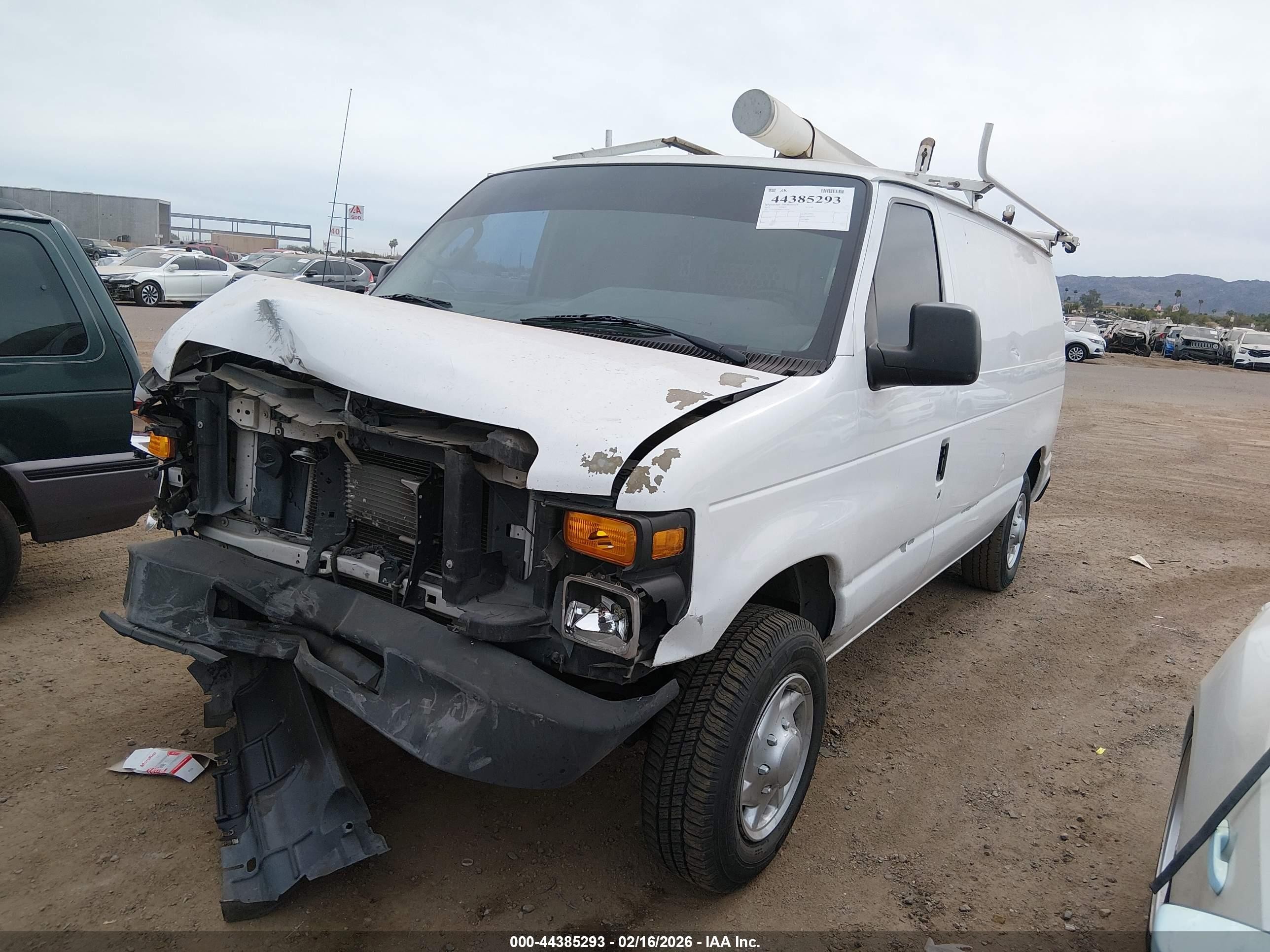 2011 Ford E-150 Commercial White vin: 1FTNE1EW6BDA78160