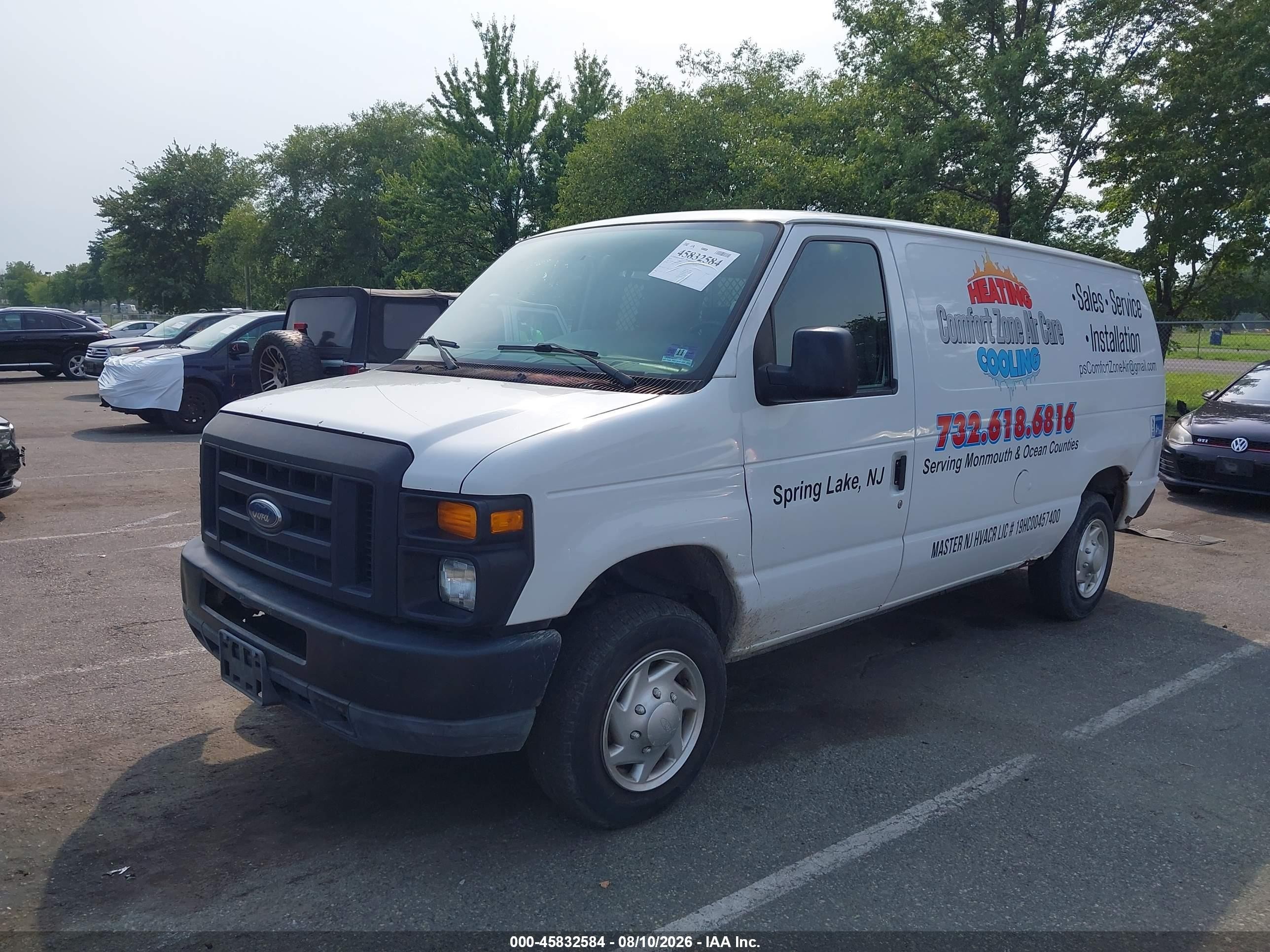 2012 Ford E-150 Commercial White vin: 1FTNE1EW6CDA92111