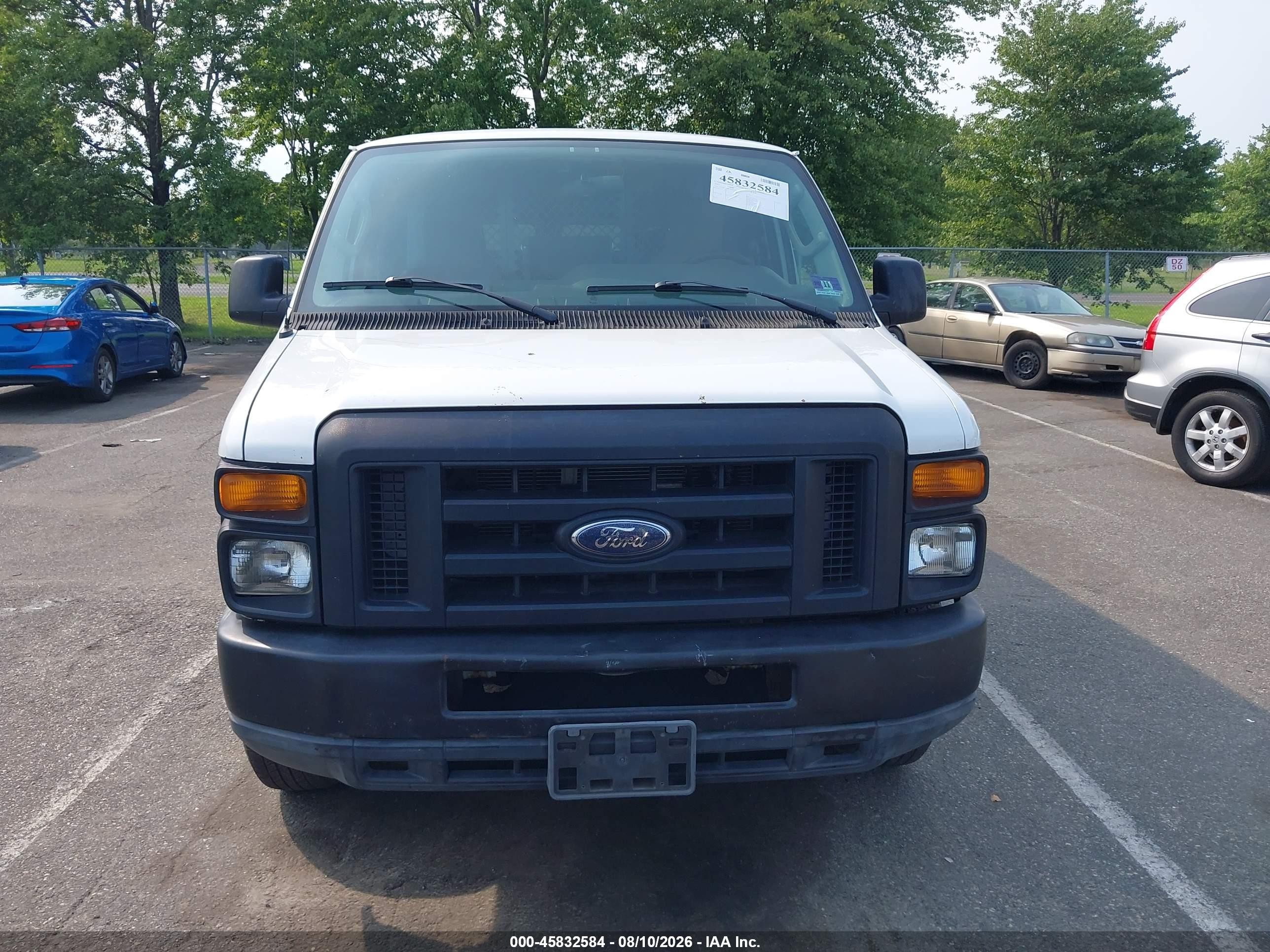 2012 Ford E-150 Commercial White vin: 1FTNE1EW6CDA92111