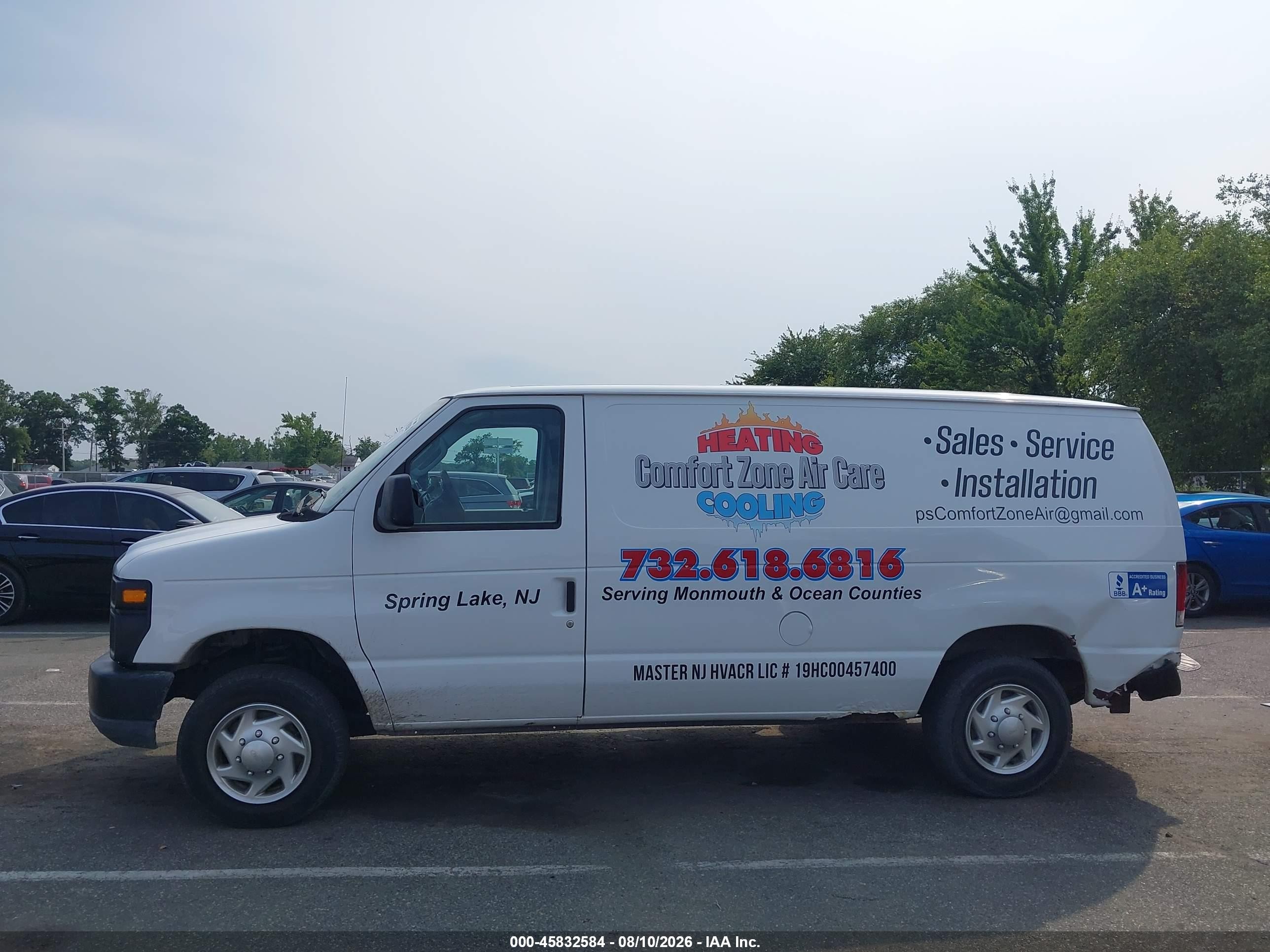 2012 Ford E-150 Commercial White vin: 1FTNE1EW6CDA92111