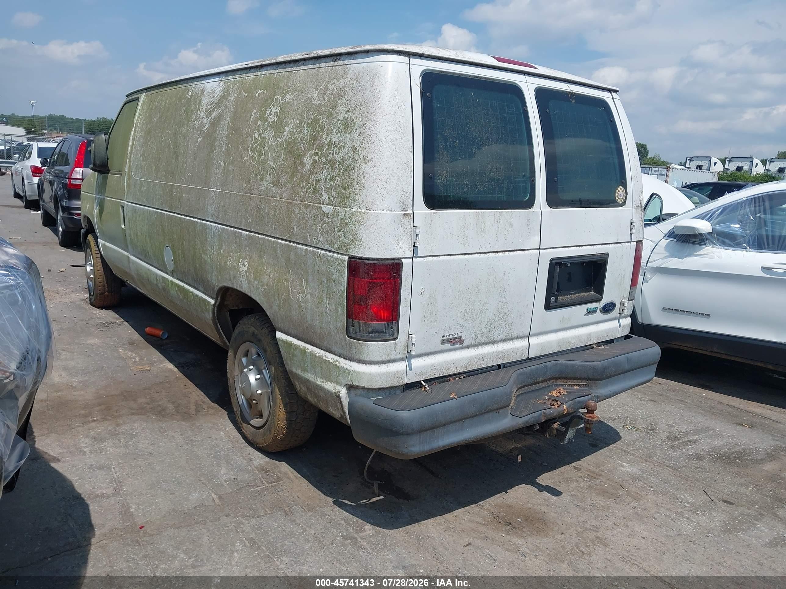 2013 Ford E-150 Commercial White vin: 1FTNE1EW6DDA29575