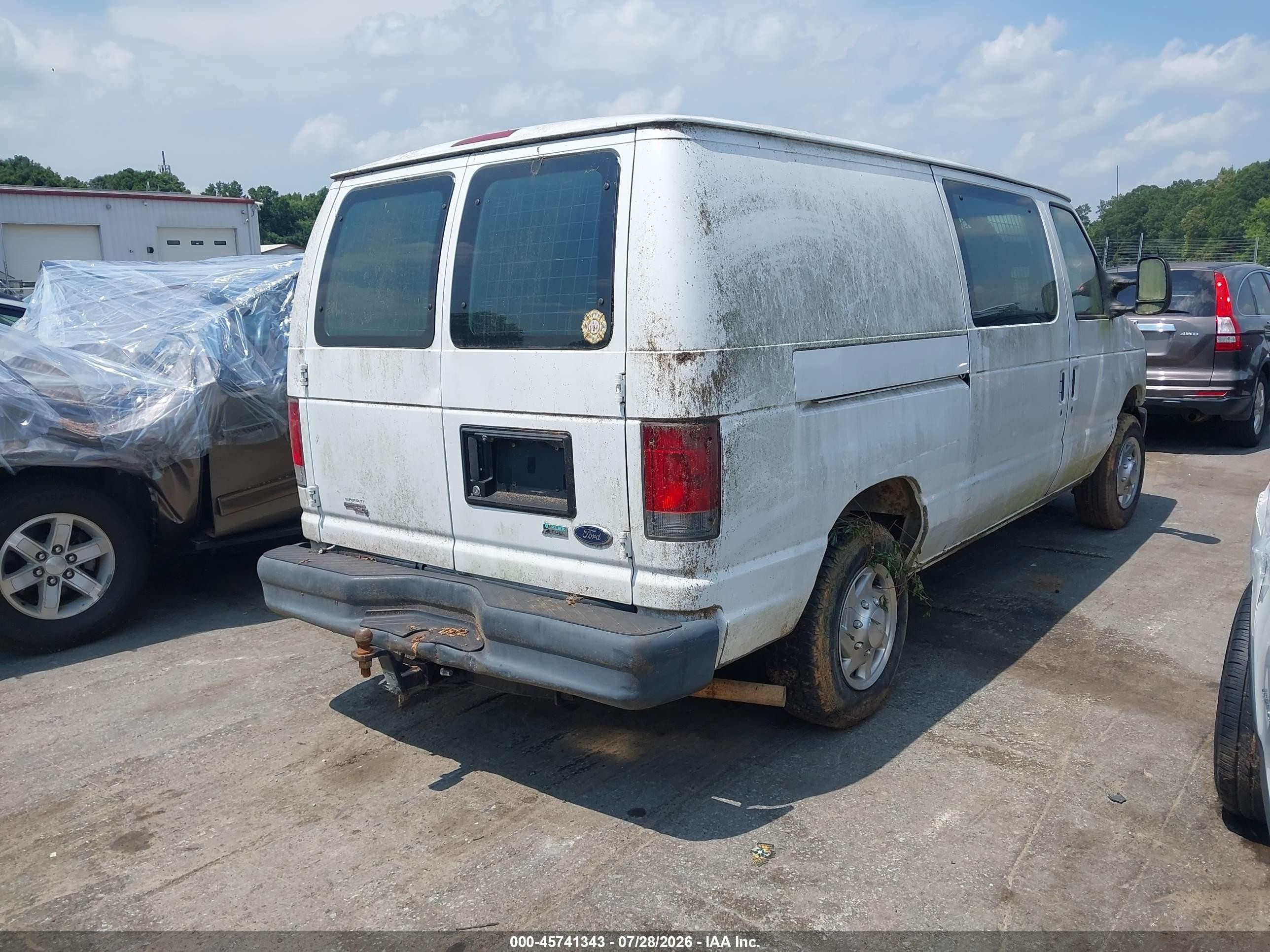 2013 Ford E-150 Commercial White vin: 1FTNE1EW6DDA29575
