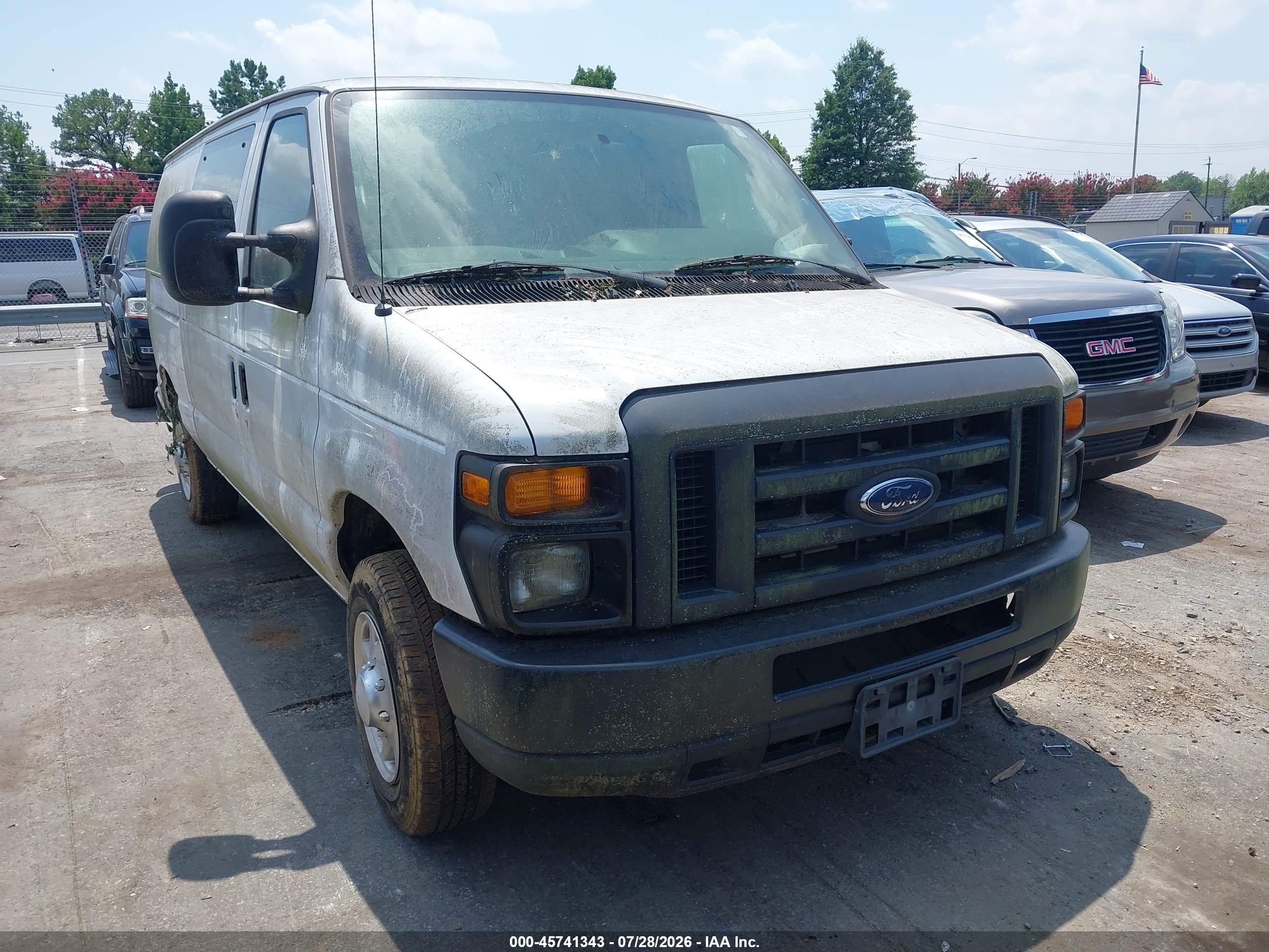 2013 Ford E-150 Commercial White vin: 1FTNE1EW6DDA29575