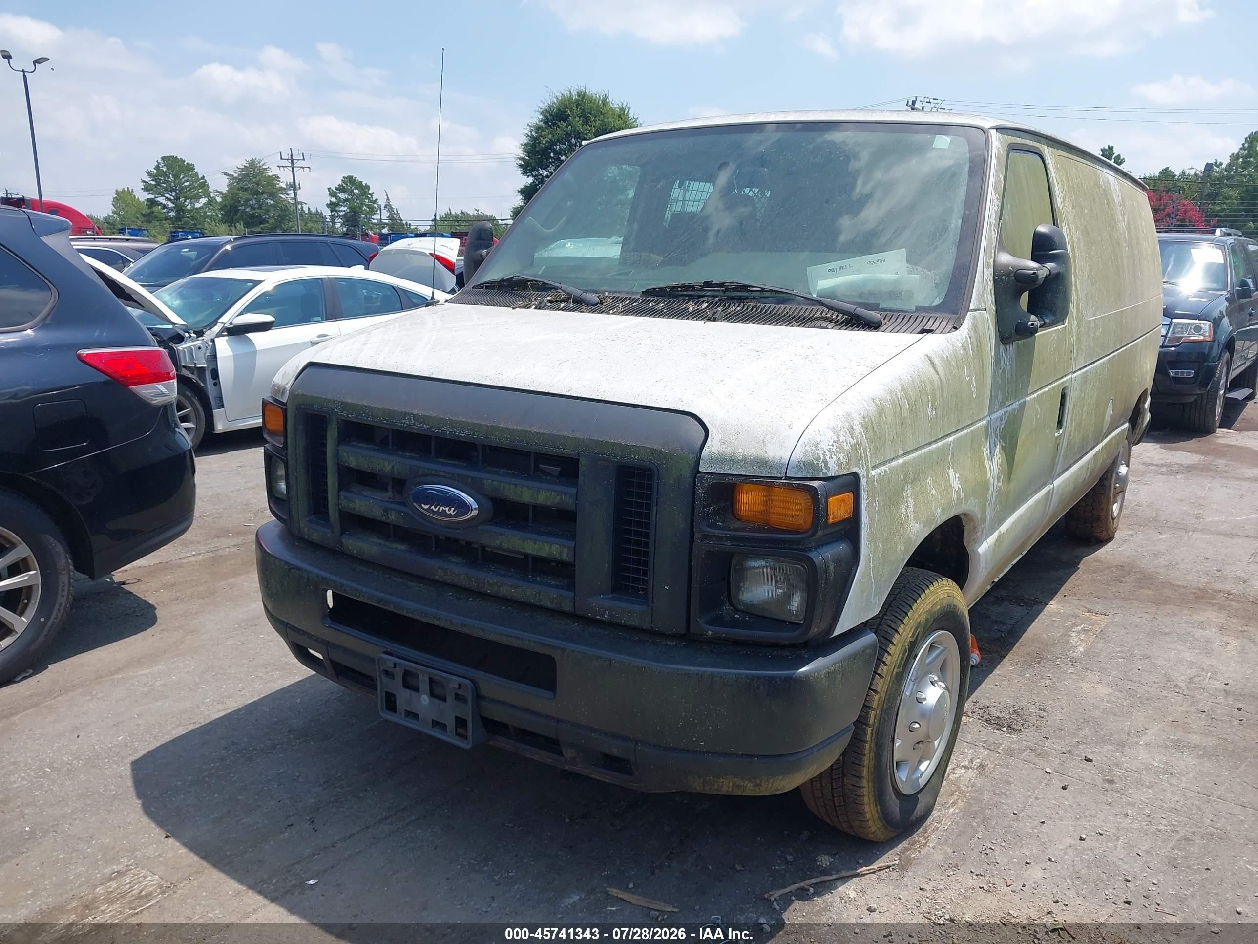 2013 Ford E-150 Commercial White vin: 1FTNE1EW6DDA29575