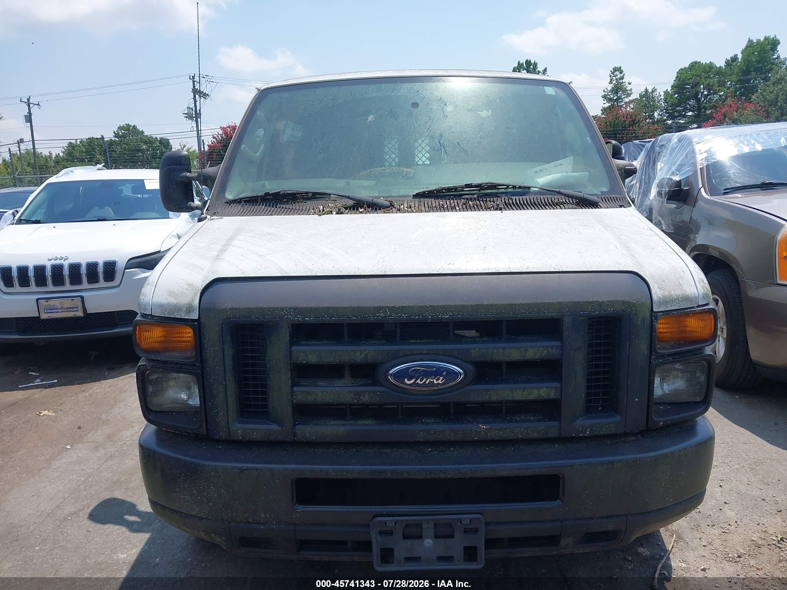 2013 Ford E-150 Commercial White vin: 1FTNE1EW6DDA29575