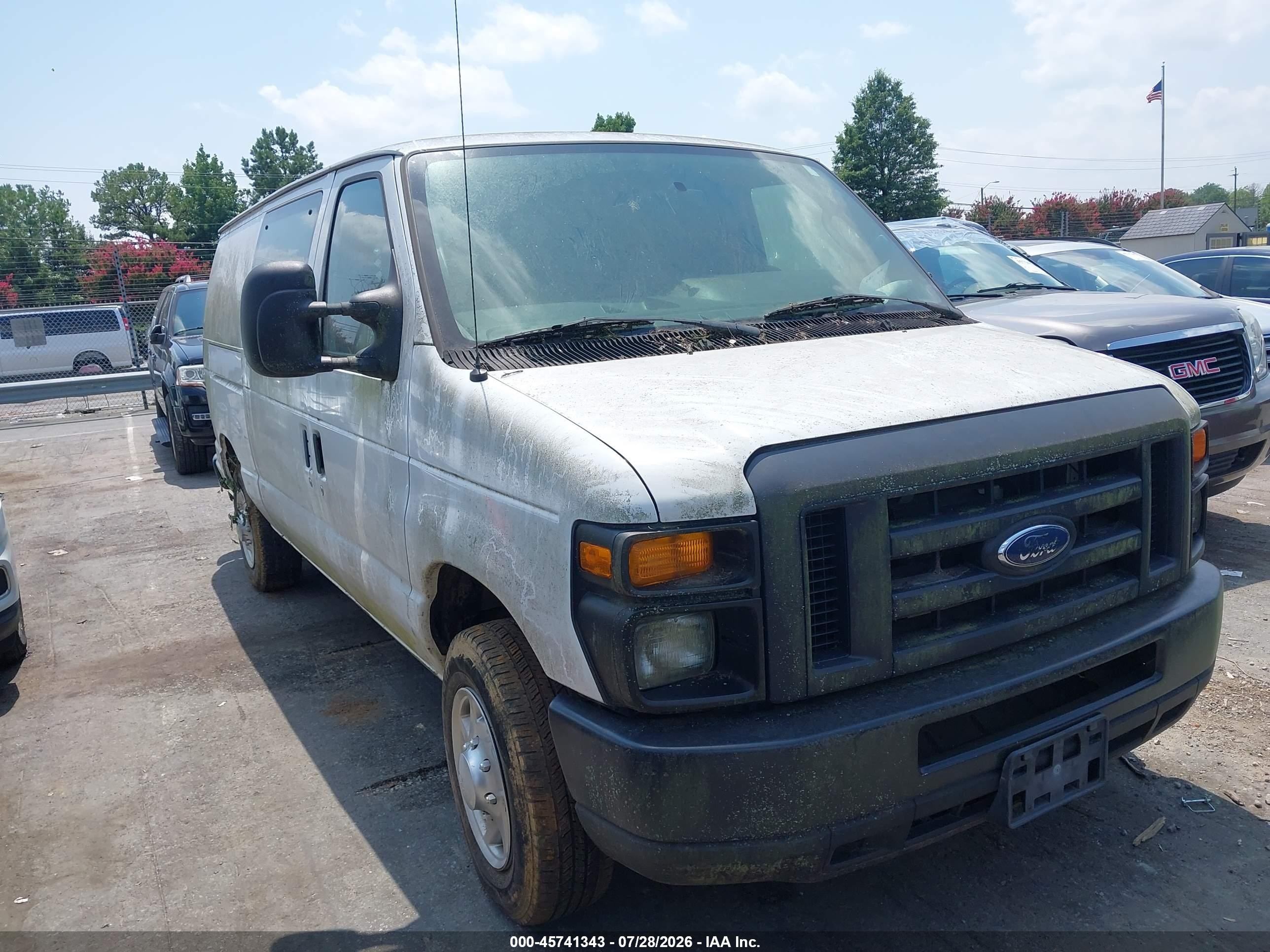 2013 Ford E-150 Commercial White vin: 1FTNE1EW6DDA29575