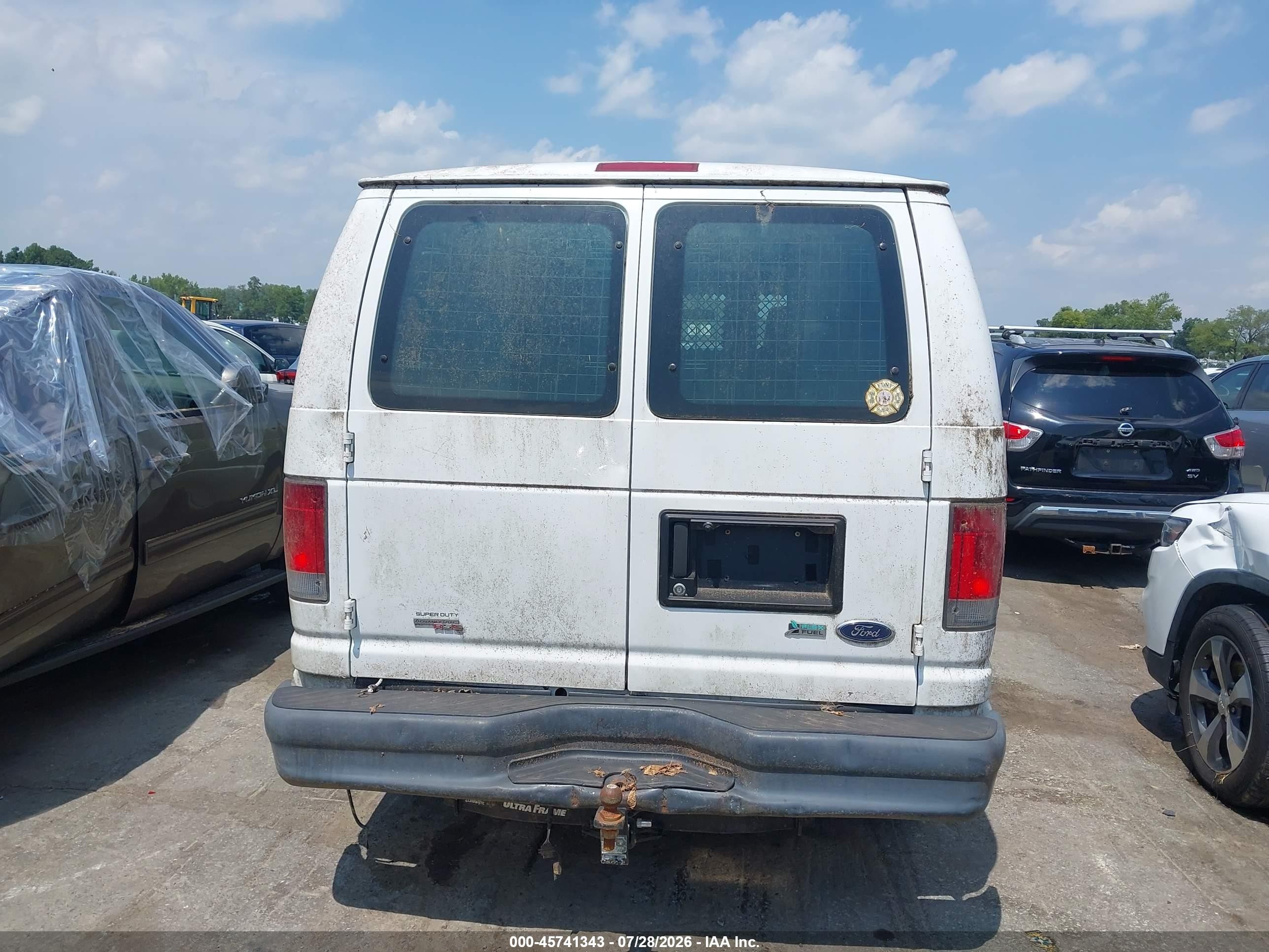 2013 Ford E-150 Commercial White vin: 1FTNE1EW6DDA29575