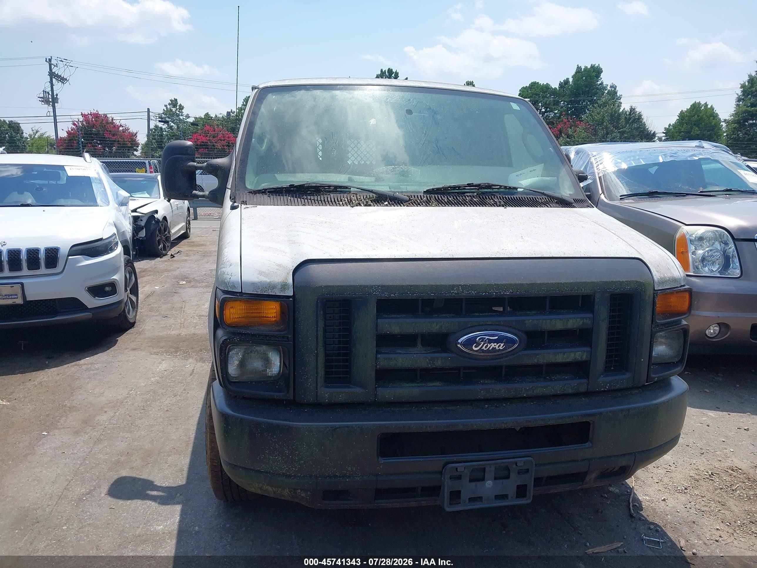 2013 Ford E-150 Commercial White vin: 1FTNE1EW6DDA29575