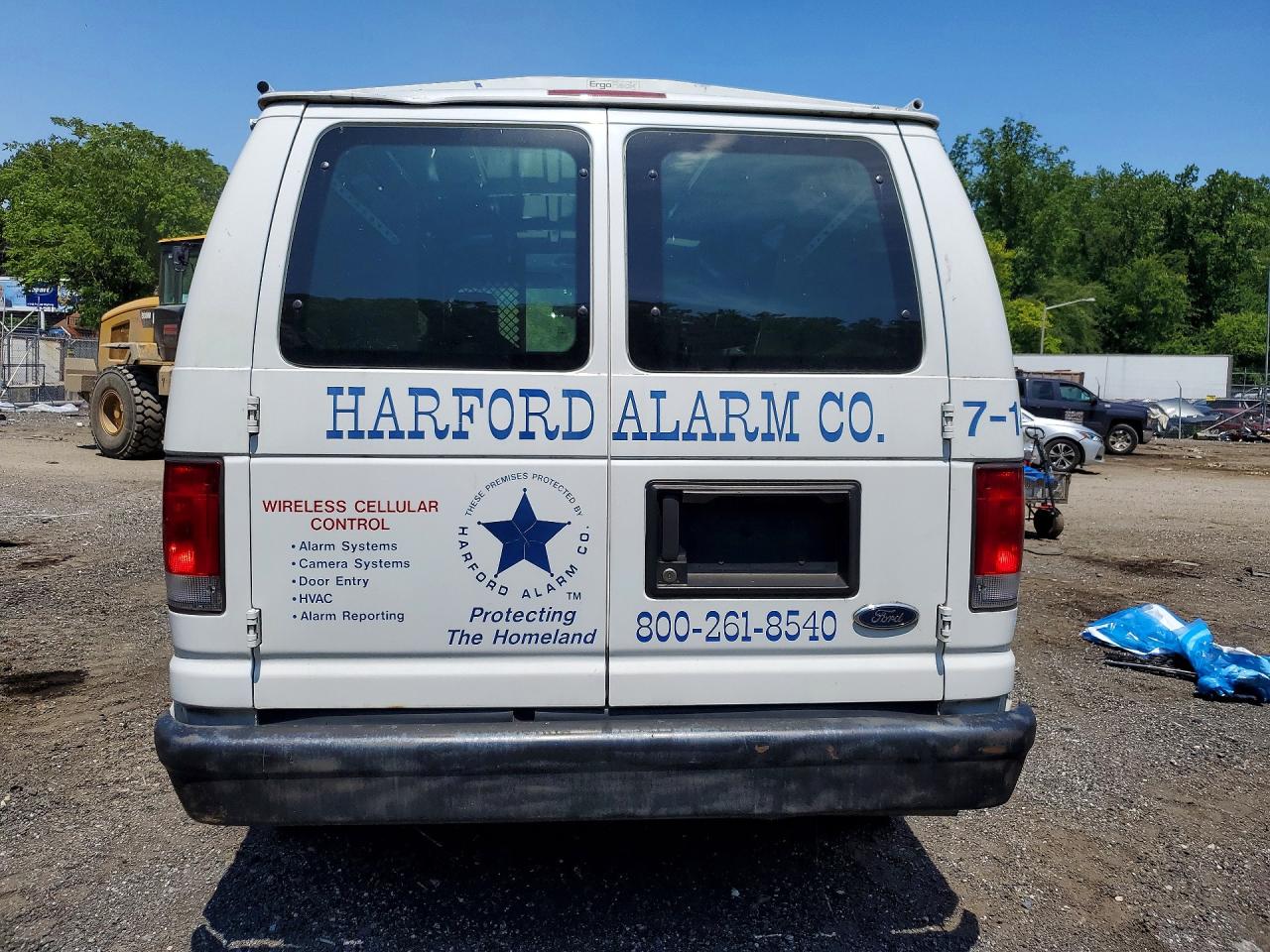 2014 Ford Econoline E150 Van White vin: 1FTNE1EW6EDA34910