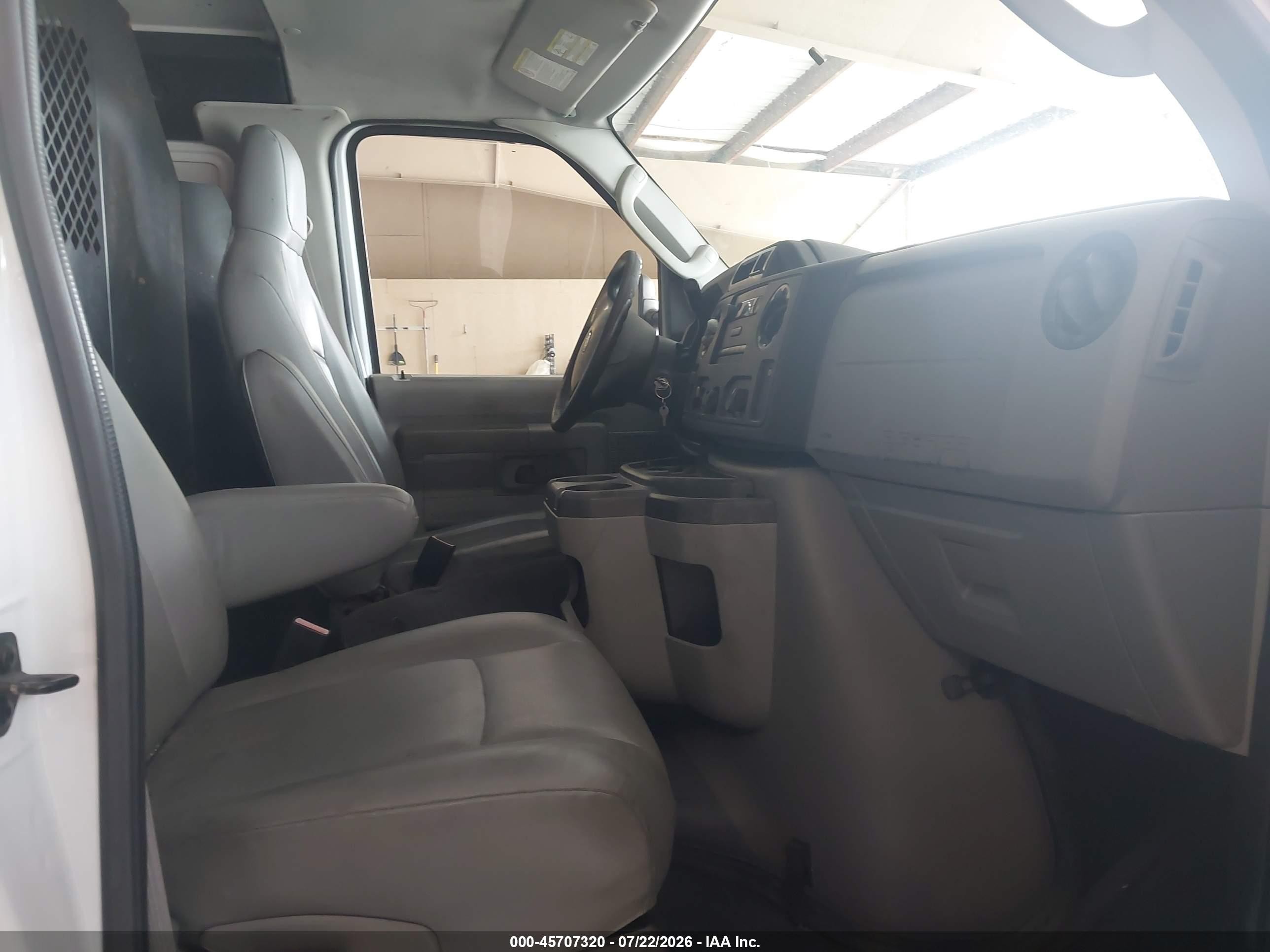 2014 Ford E-150 Commercial White vin: 1FTNE1EW6EDA46751