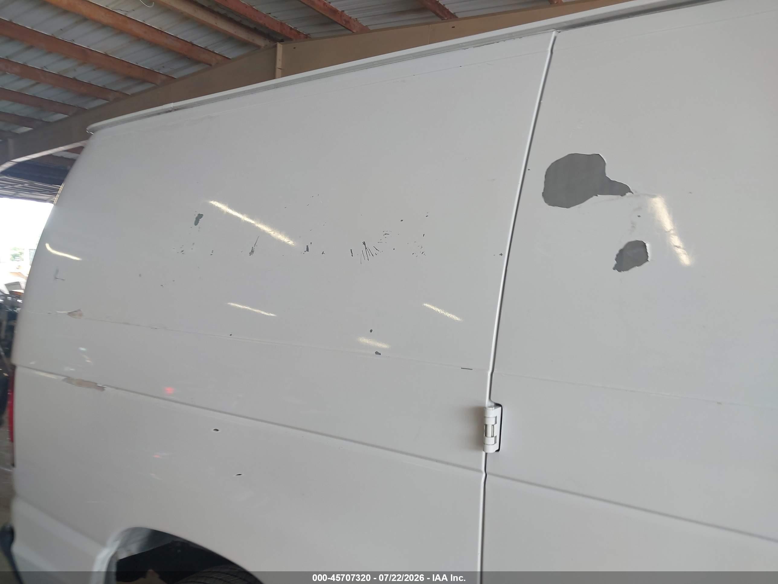 2014 Ford E-150 Commercial White vin: 1FTNE1EW6EDA46751