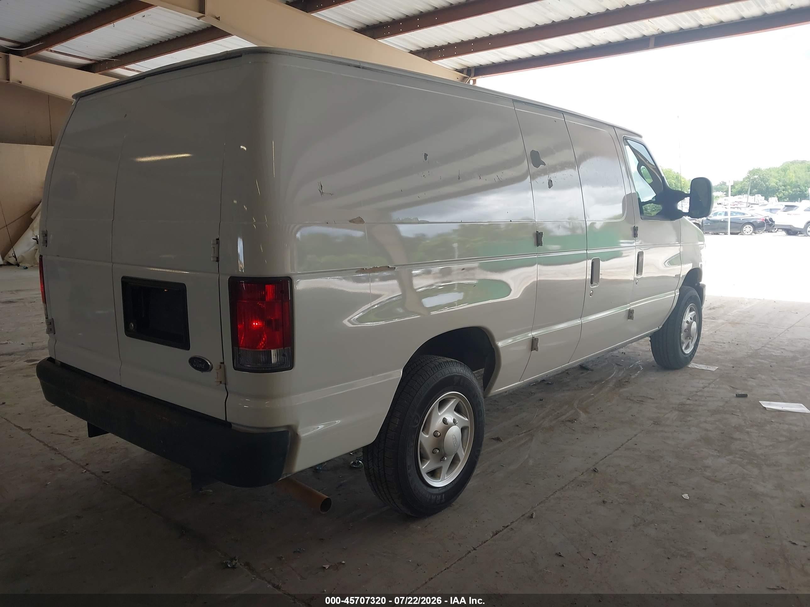 2014 Ford E-150 Commercial White vin: 1FTNE1EW6EDA46751