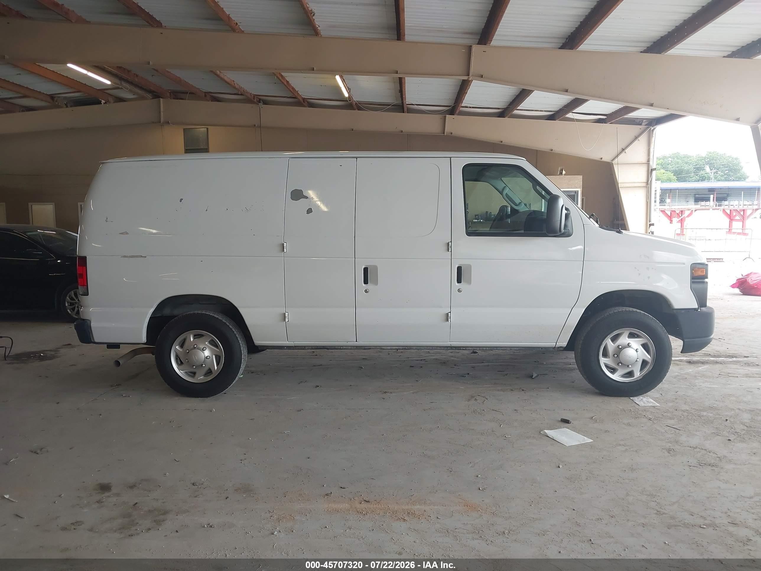 2014 Ford E-150 Commercial White vin: 1FTNE1EW6EDA46751