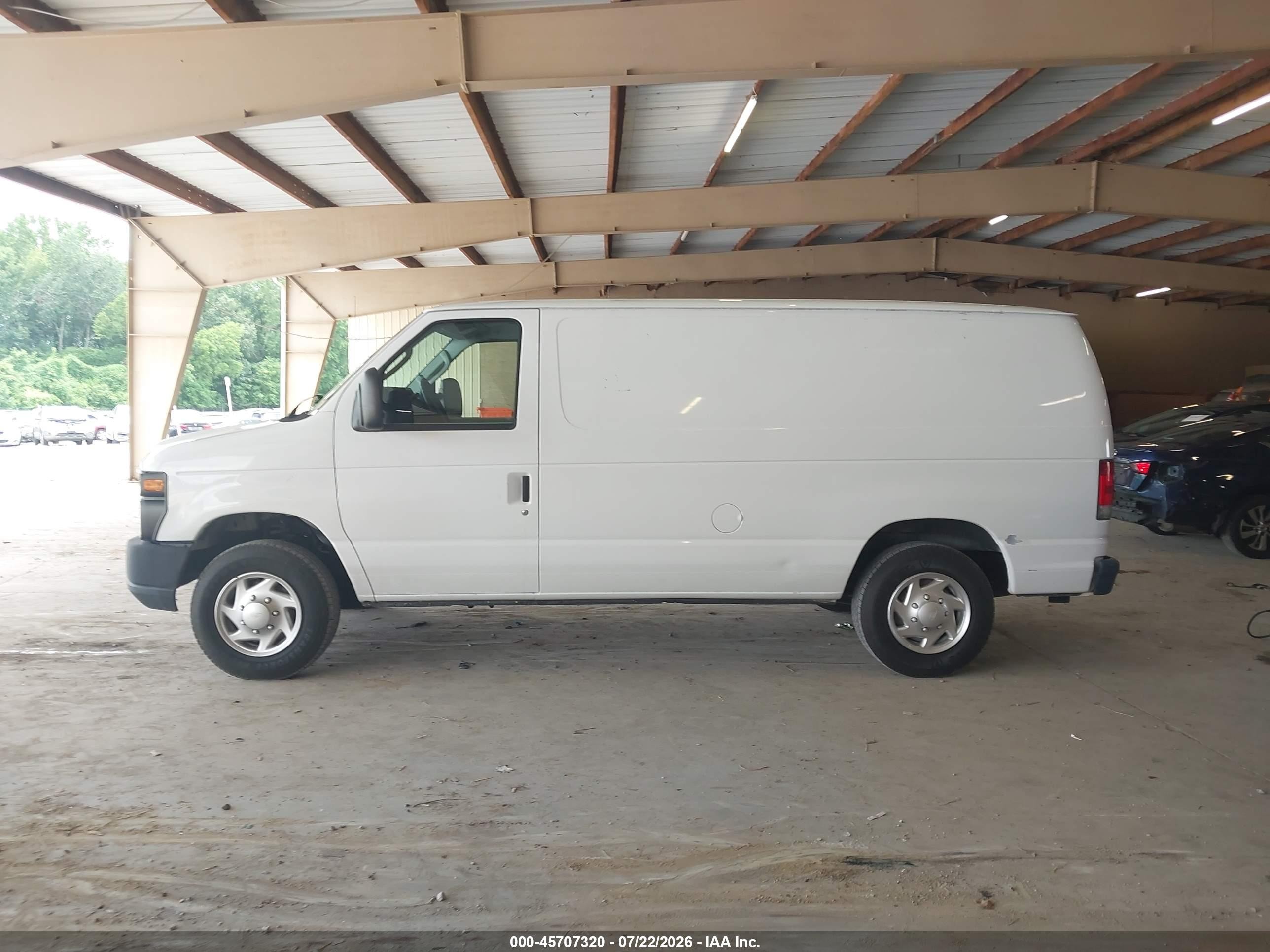 2014 Ford E-150 Commercial White vin: 1FTNE1EW6EDA46751