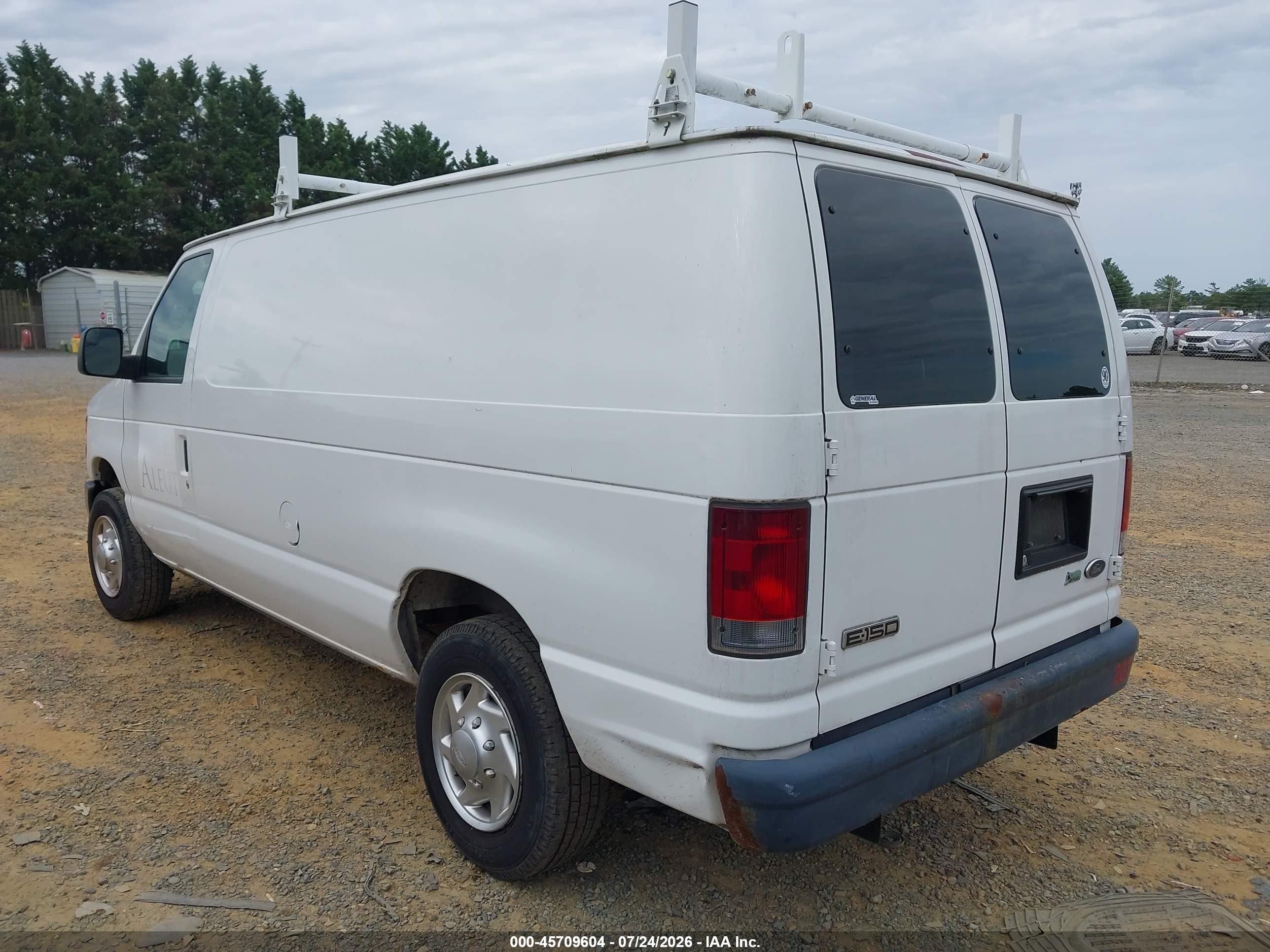 2010 Ford E-150 Commercial/recreational White vin: 1FTNE1EW7ADA14935