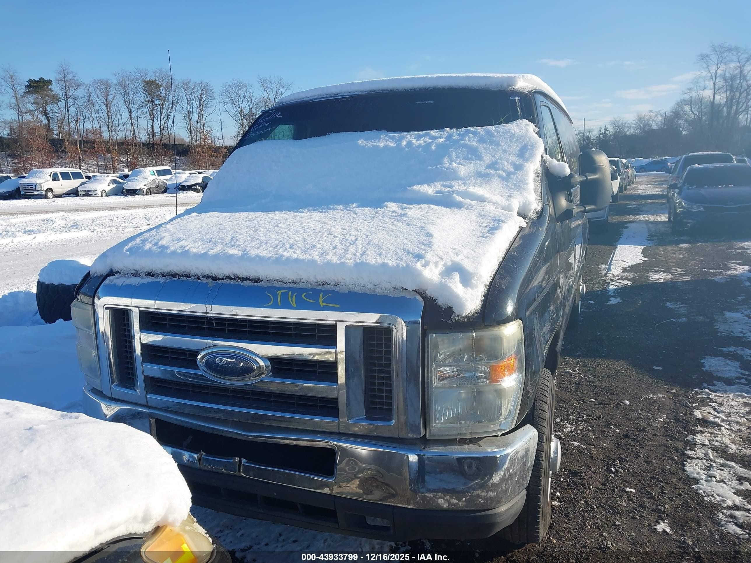 2010 Ford E-150 Commercial/recreational Black vin: 1FTNE1EW7ADA21416