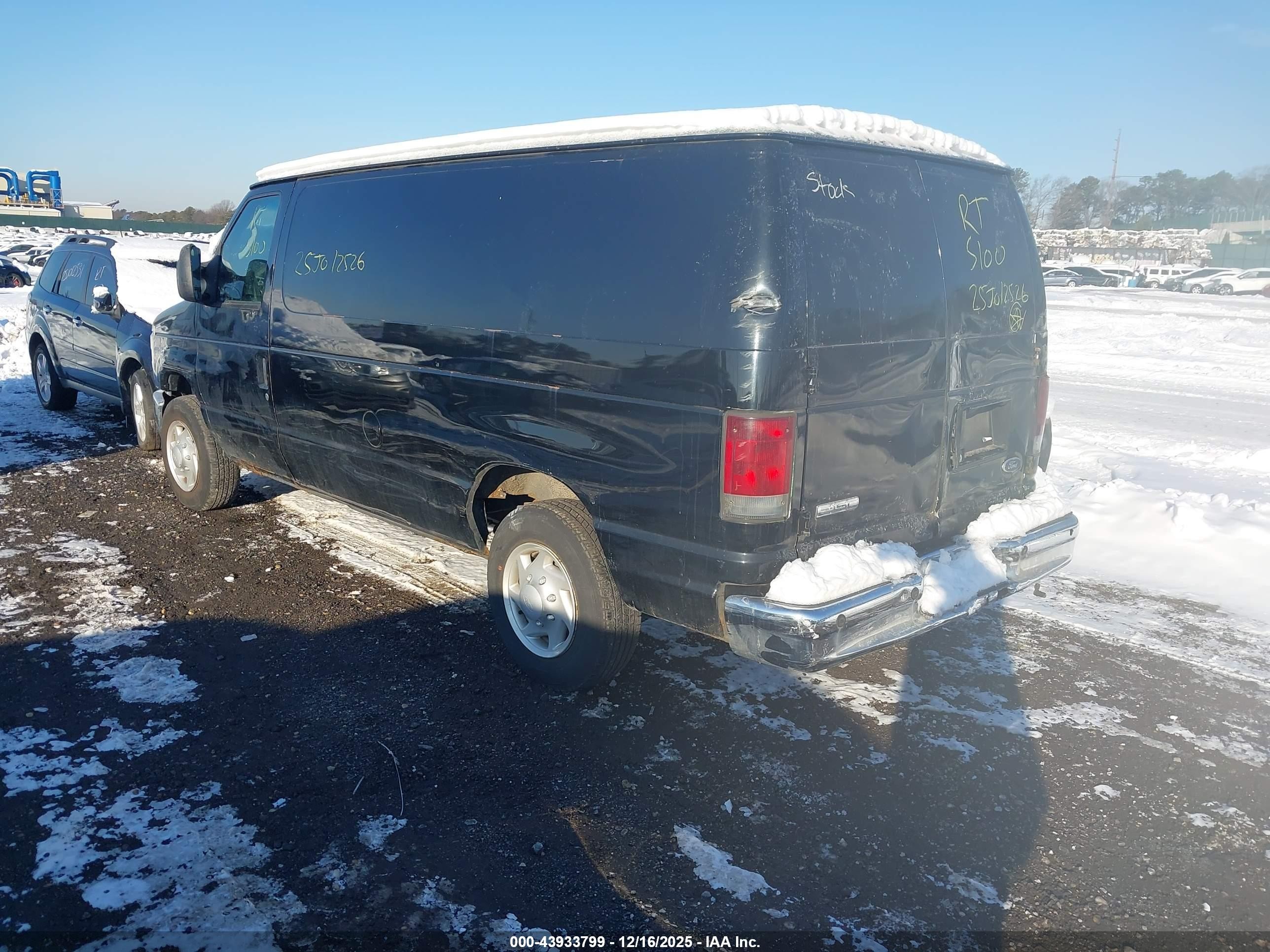 2010 Ford E-150 Commercial/recreational Black vin: 1FTNE1EW7ADA21416