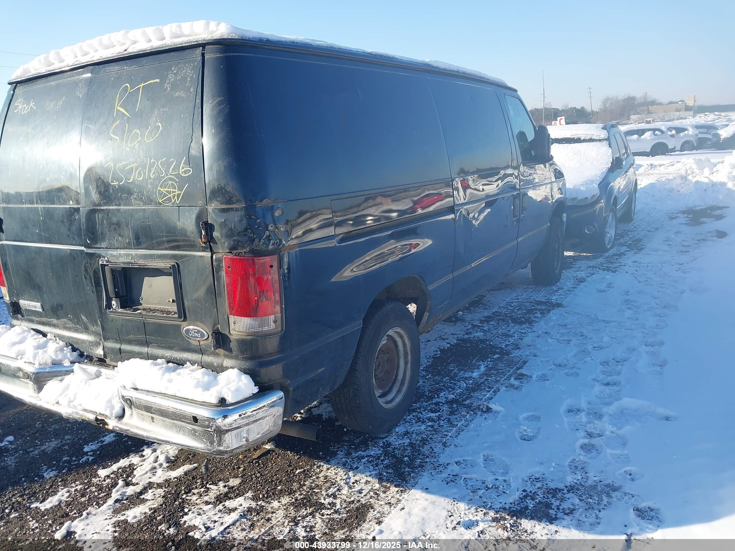 2010 Ford E-150 Commercial/recreational Black vin: 1FTNE1EW7ADA21416