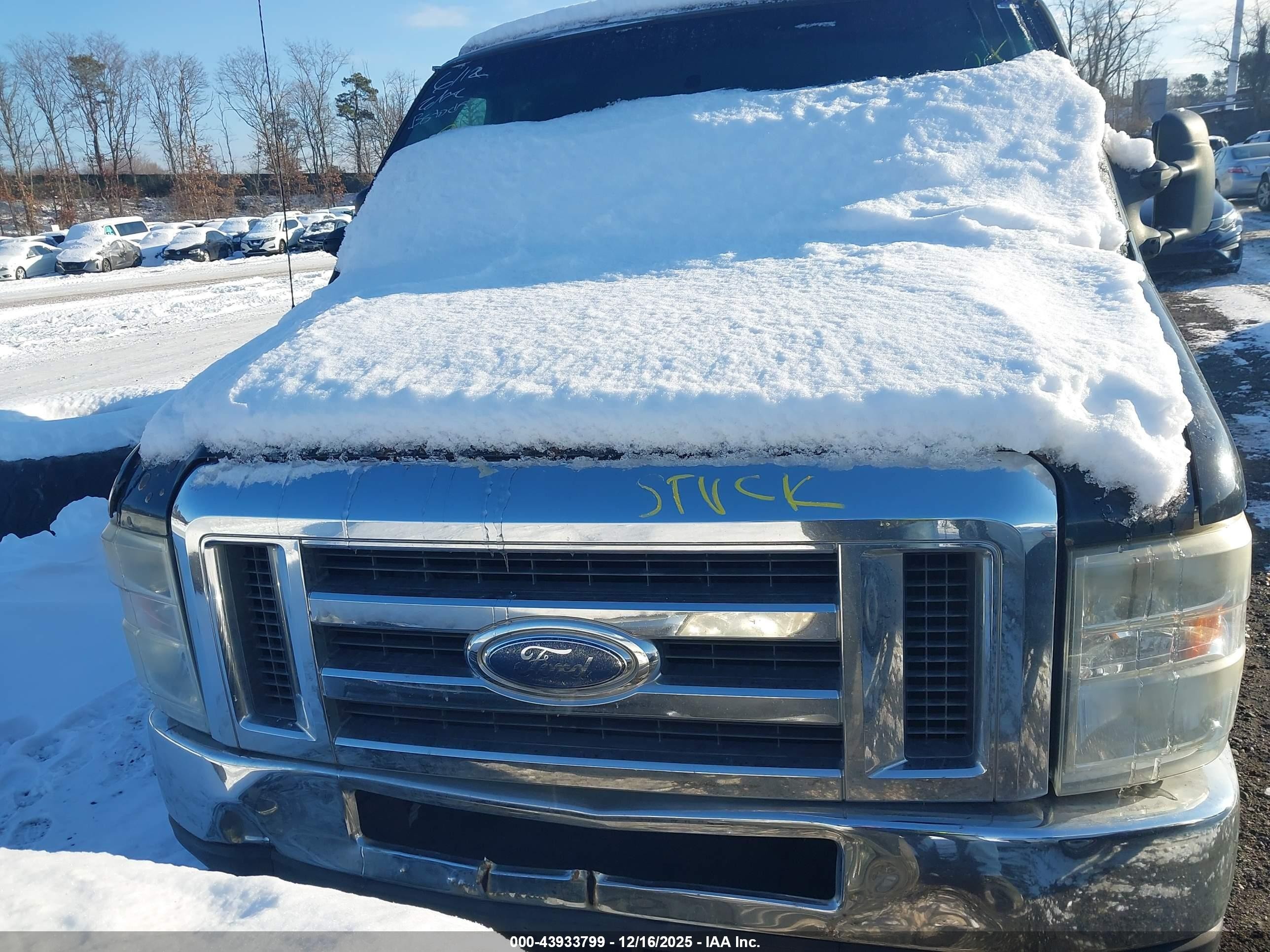 2010 Ford E-150 Commercial/recreational Black vin: 1FTNE1EW7ADA21416