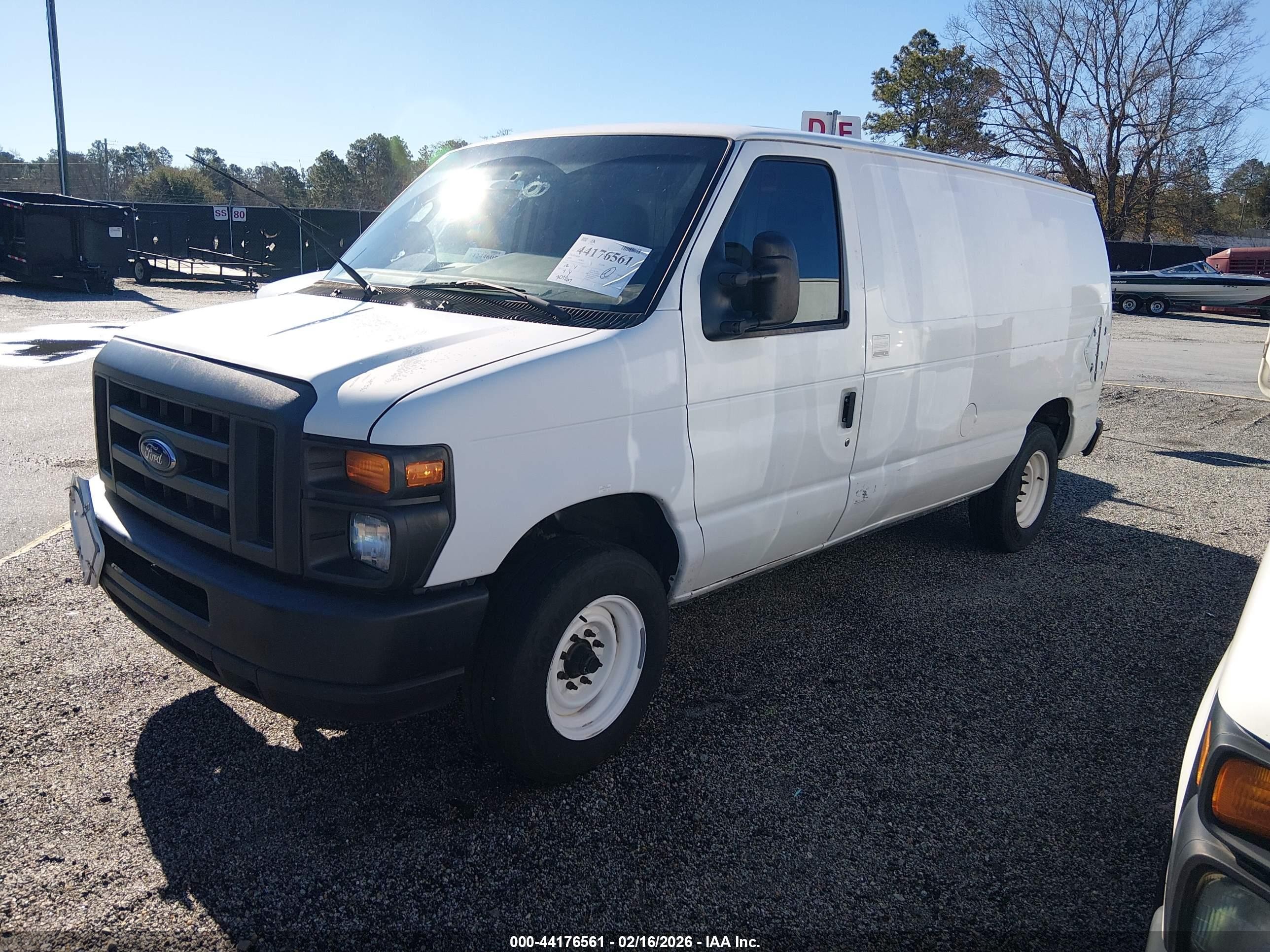 2010 Ford E-150 Commercial/recreational White vin: 1FTNE1EW7ADA90557