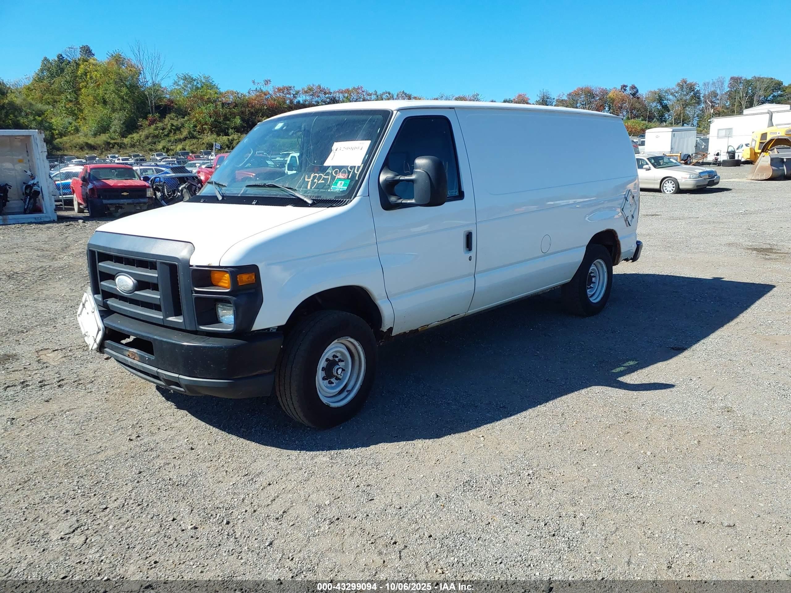 2010 Ford E-150 Commercial/recreational White vin: 1FTNE1EW7ADA91742