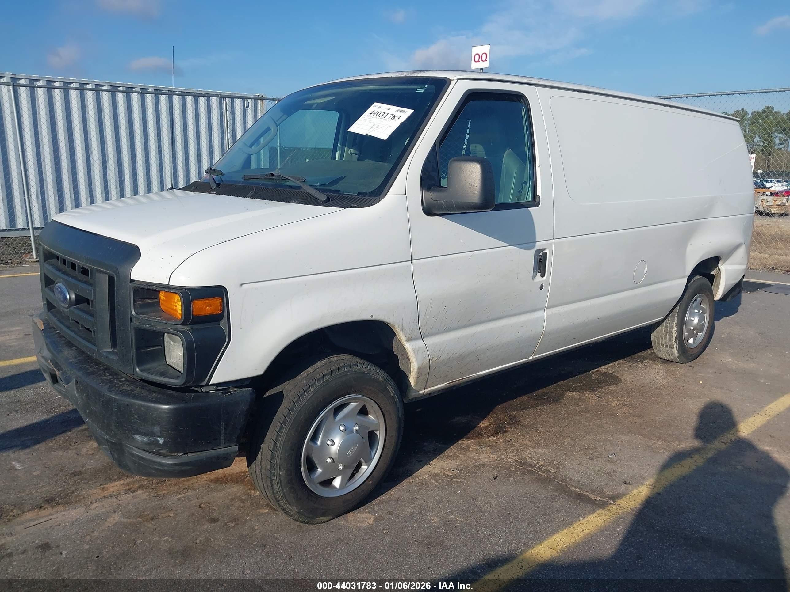 2010 Ford E-150 Commercial/recreational White vin: 1FTNE1EW7ADA95824
