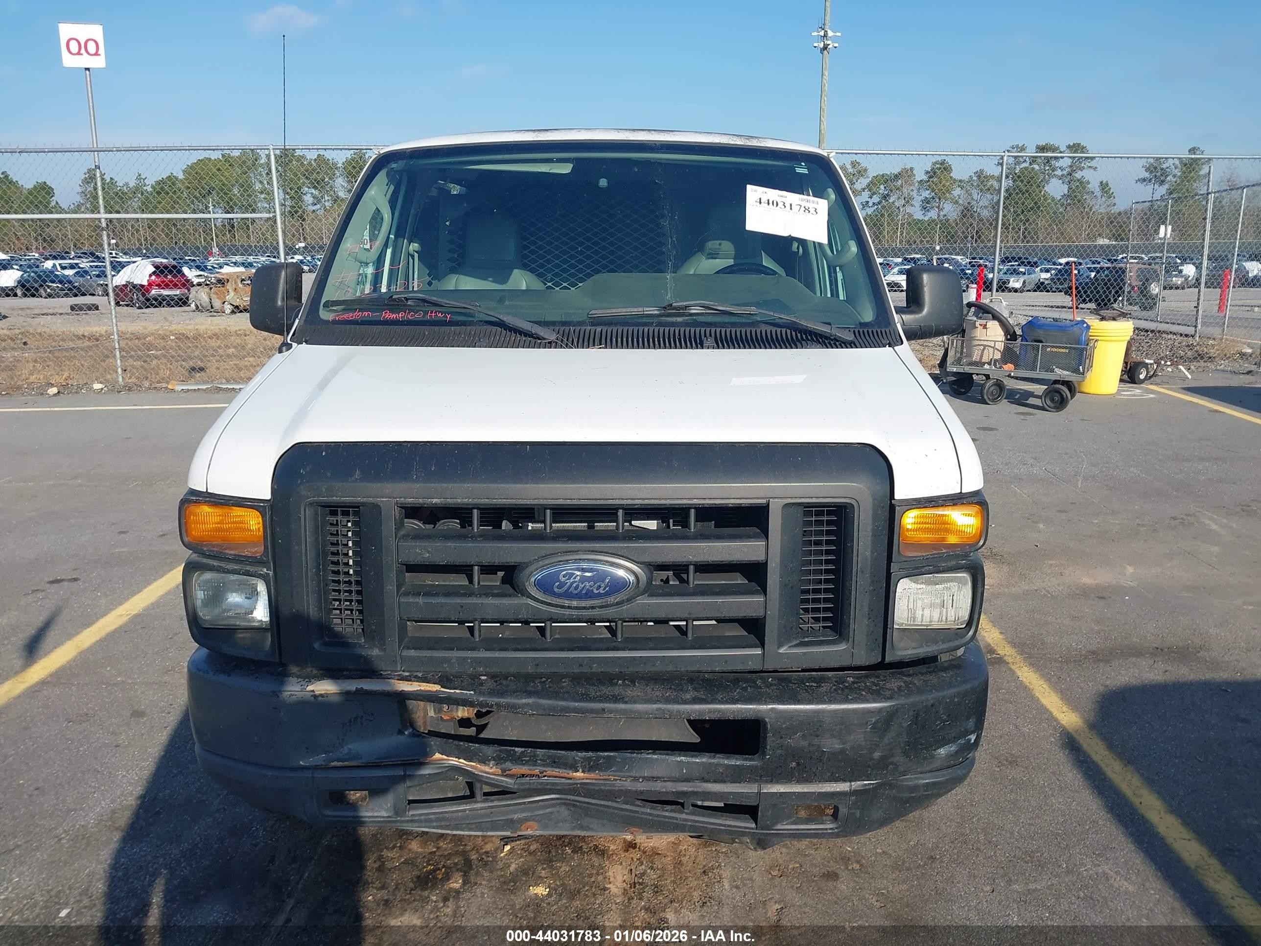 2010 Ford E-150 Commercial/recreational White vin: 1FTNE1EW7ADA95824