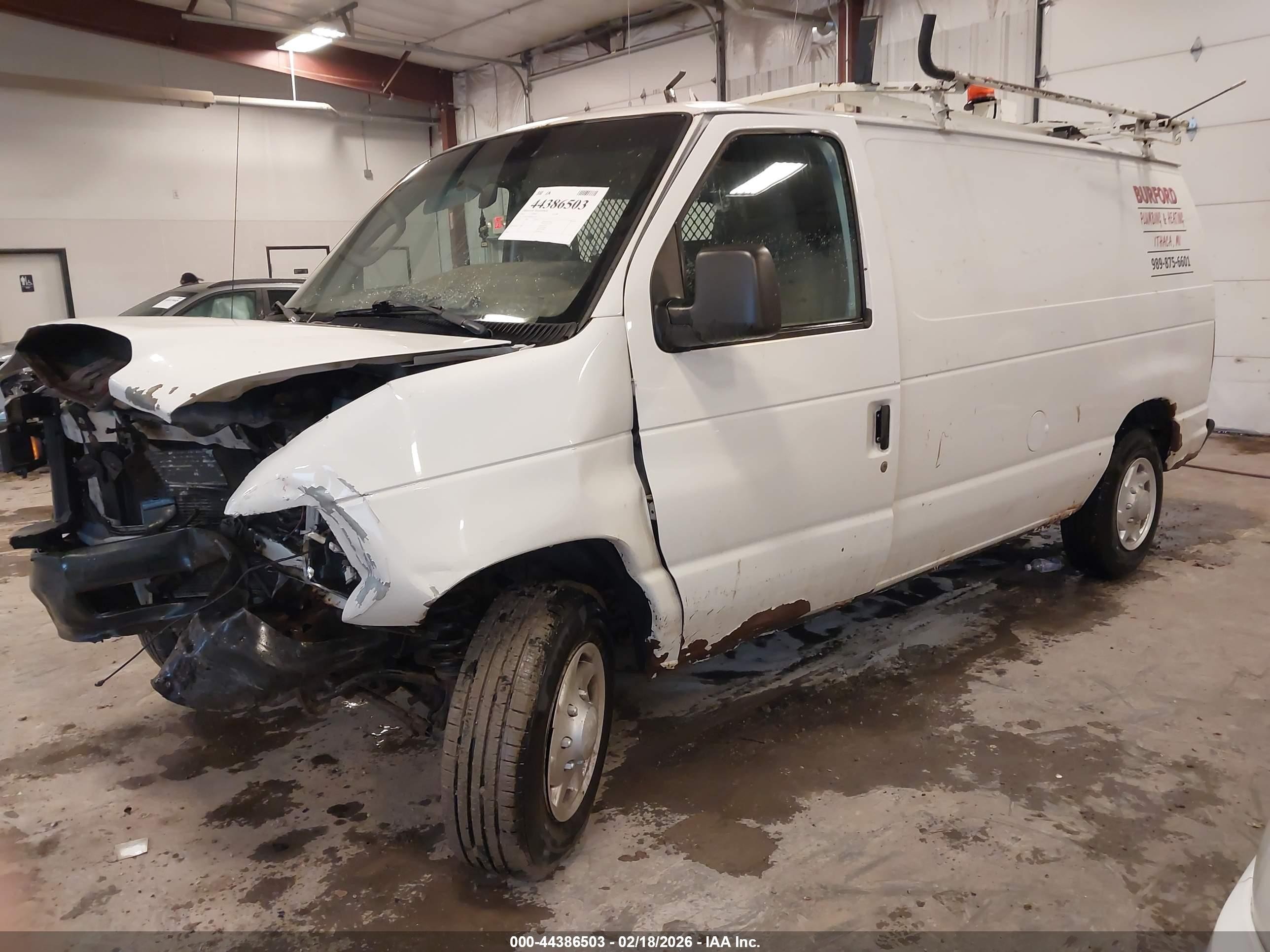 2012 Ford E-150 Commercial Белый vin: 1FTNE1EW7CDA97432