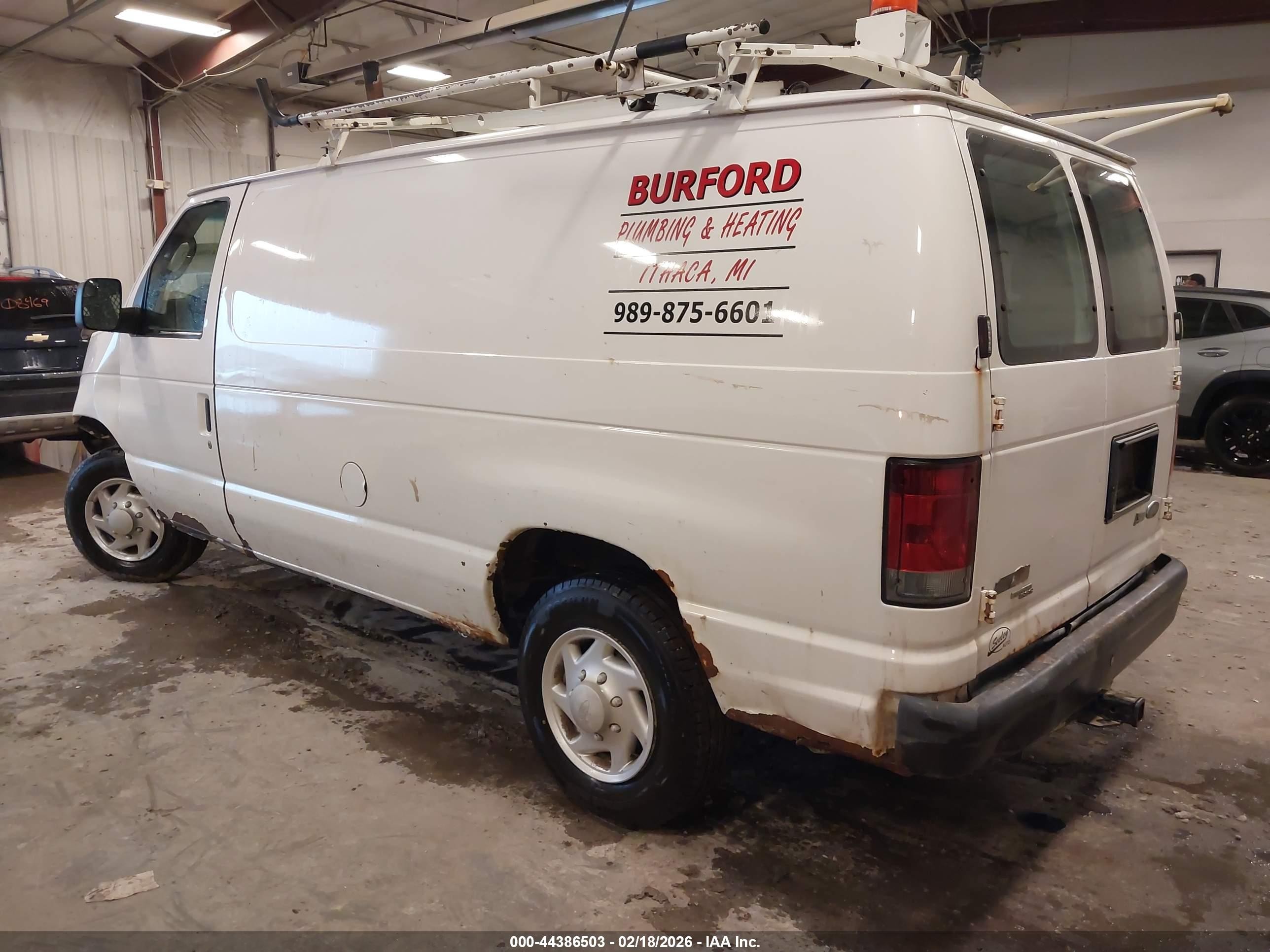 2012 Ford E-150 Commercial Белый vin: 1FTNE1EW7CDA97432