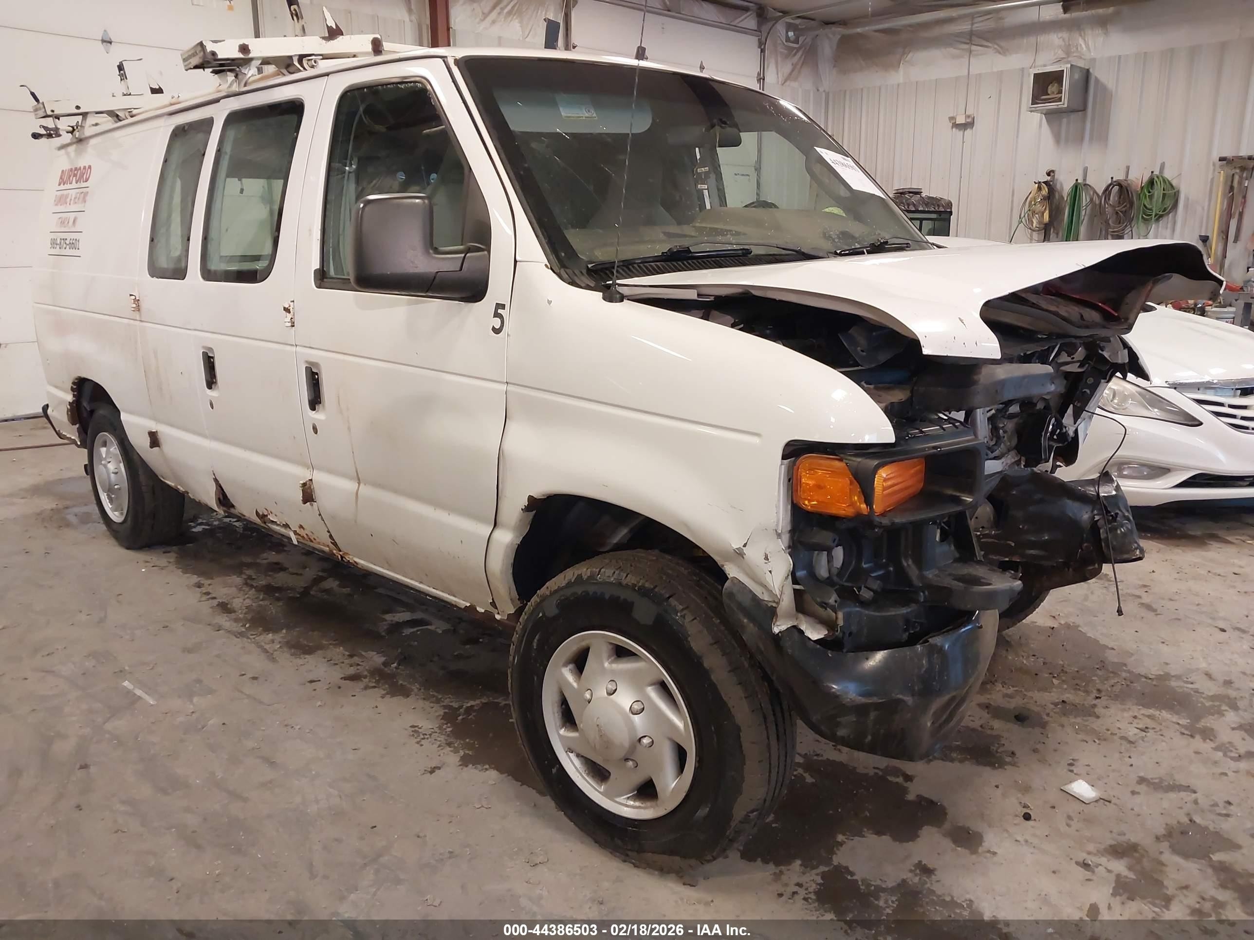2012 Ford E-150 Commercial Белый vin: 1FTNE1EW7CDA97432