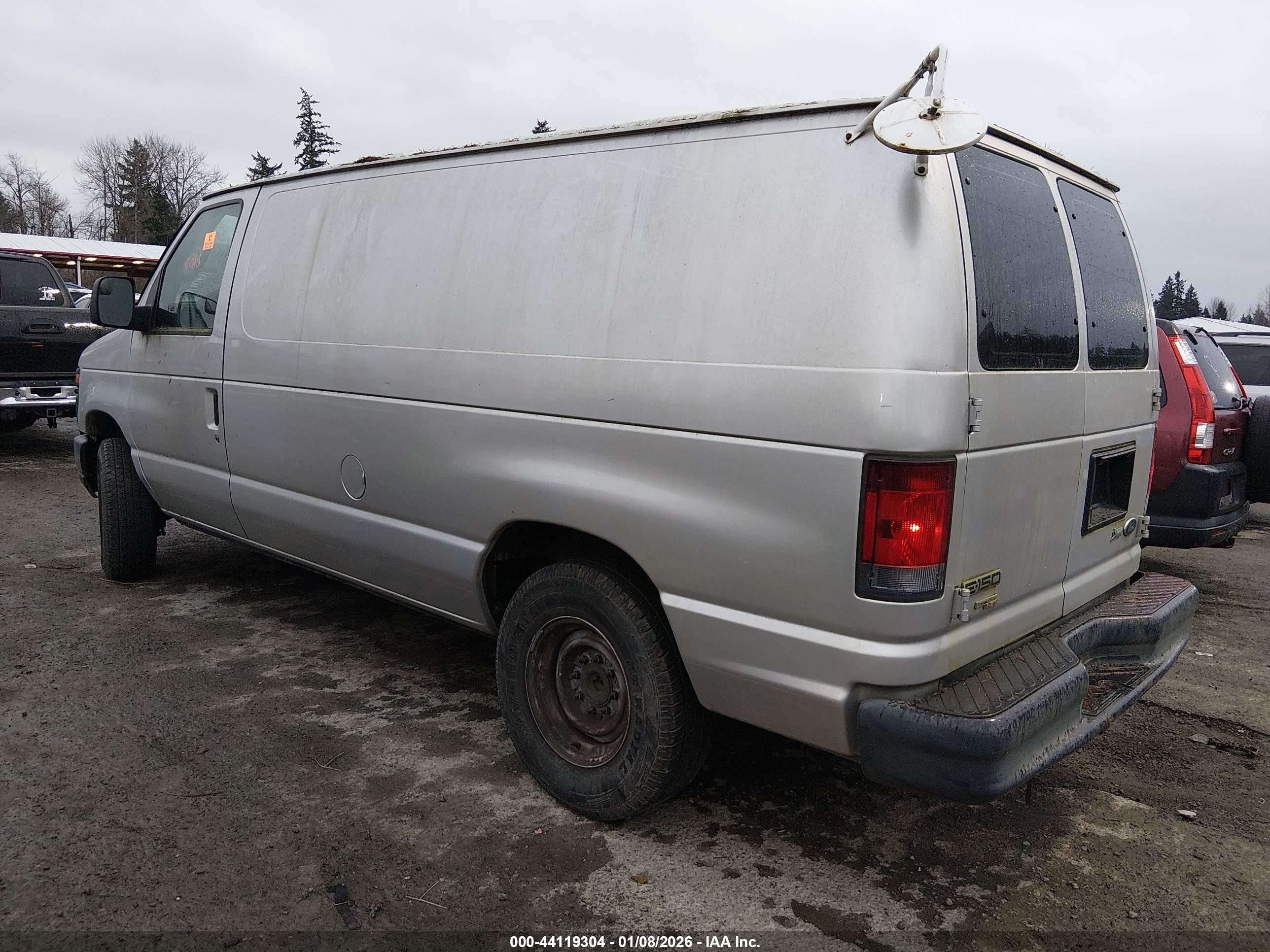 2012 Ford E-150 Commercial Silver vin: 1FTNE1EW7CDA98080