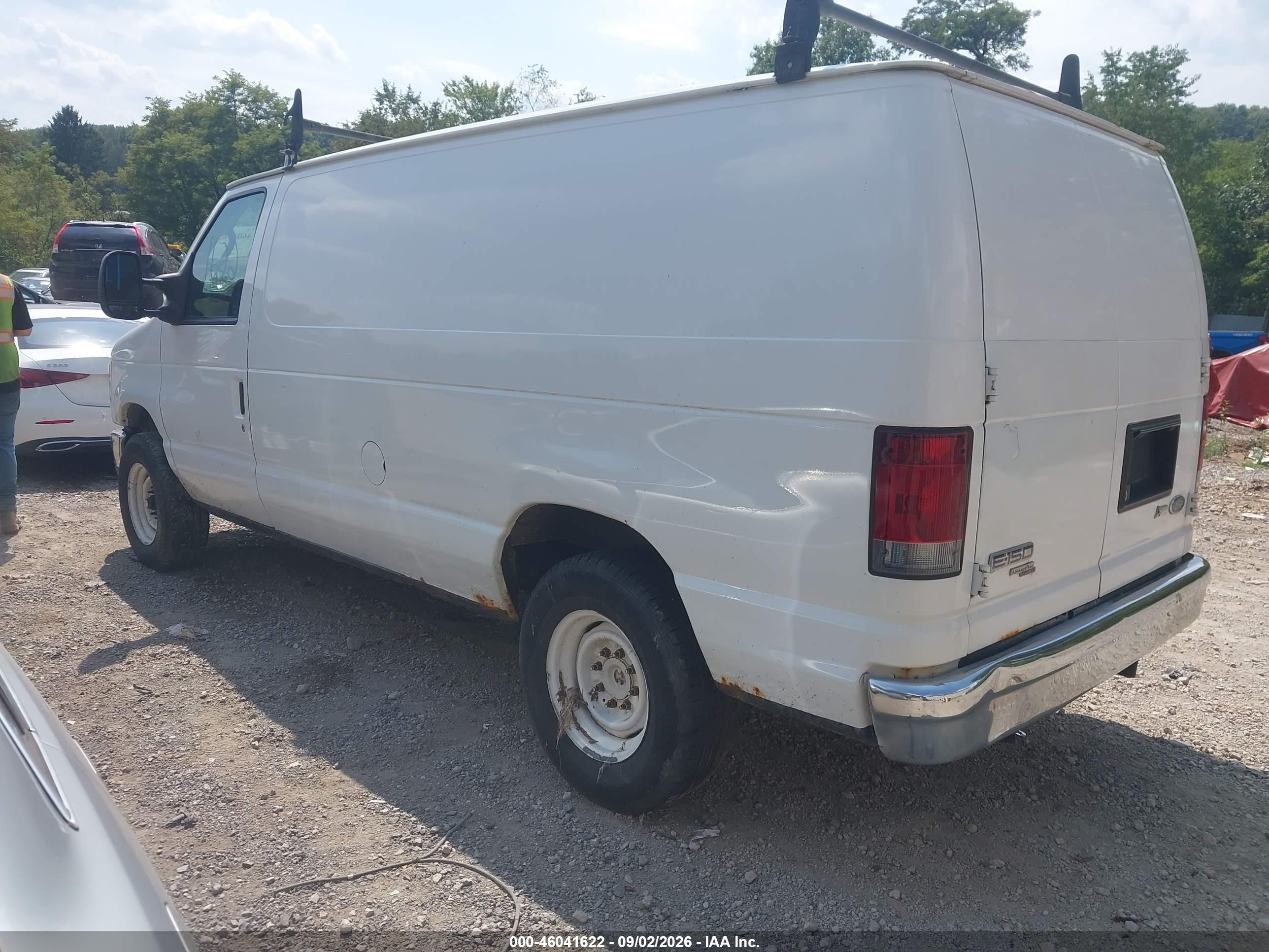 2013 Ford E-150 Commercial White vin: 1FTNE1EW7DDA08024