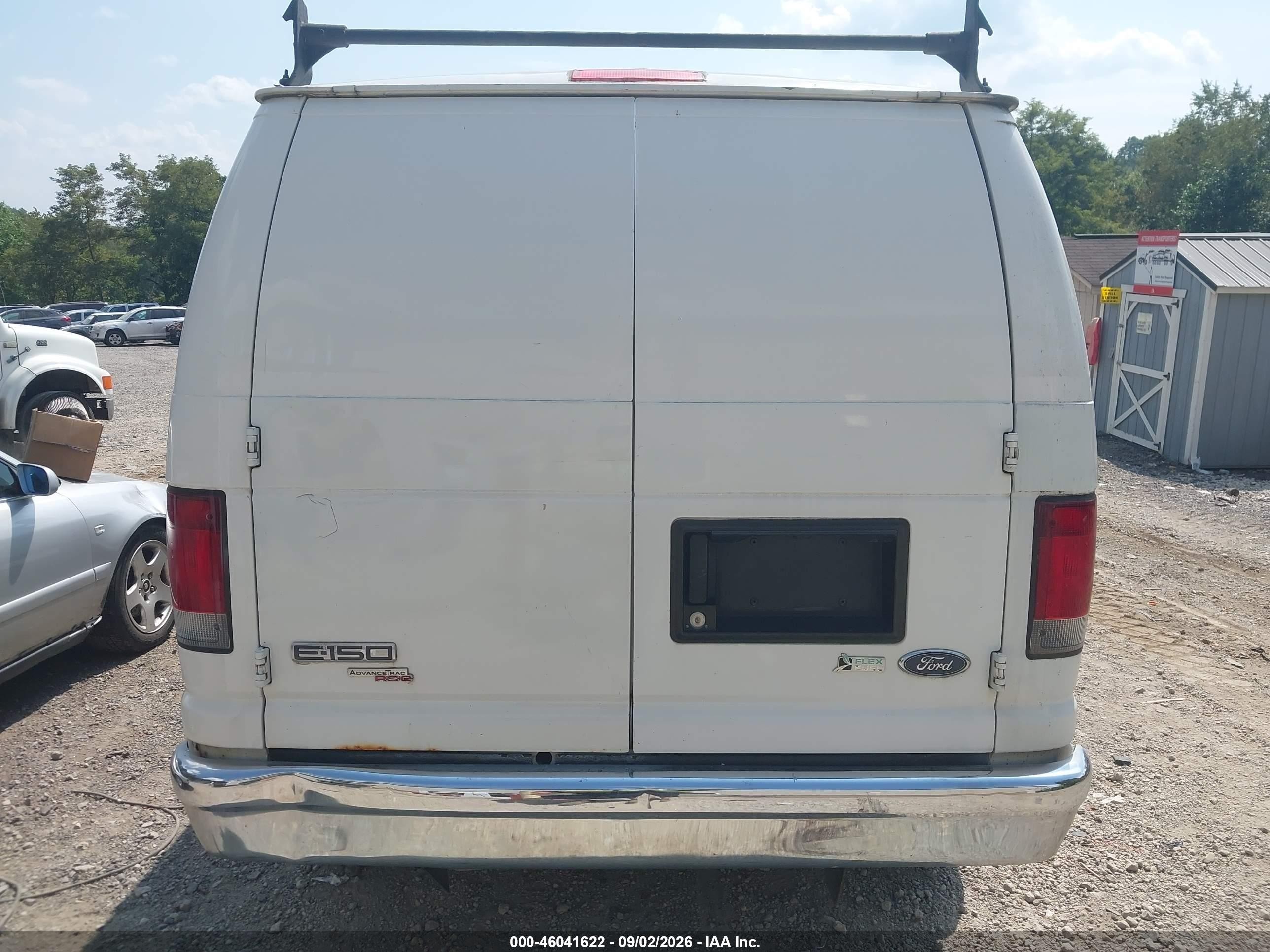 2013 Ford E-150 Commercial White vin: 1FTNE1EW7DDA08024