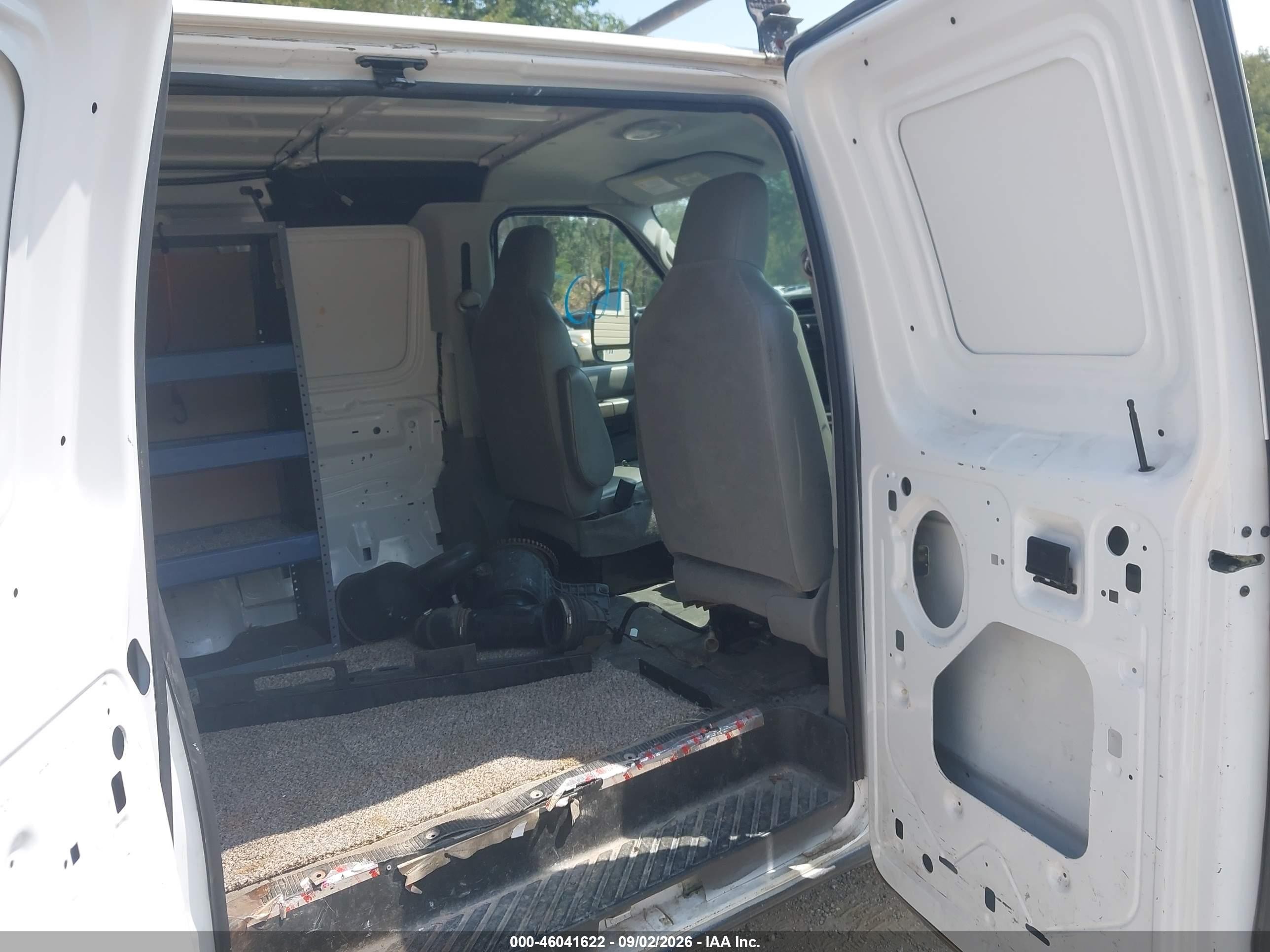 2013 Ford E-150 Commercial White vin: 1FTNE1EW7DDA08024