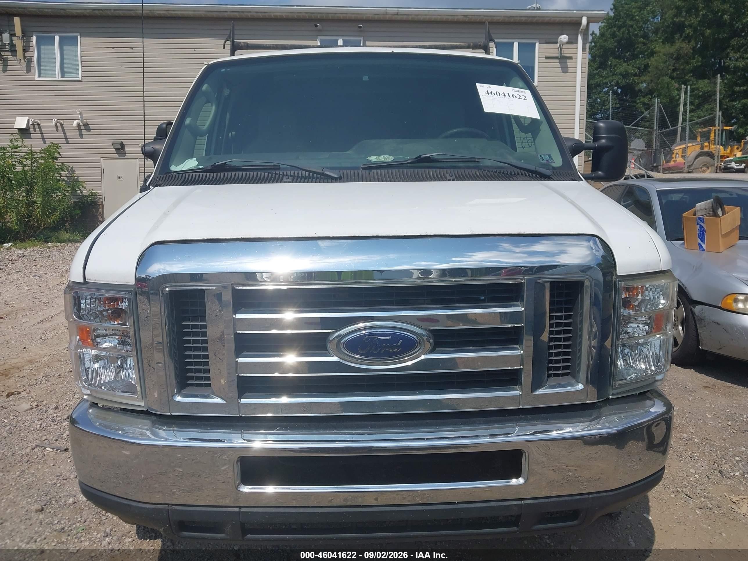 2013 Ford E-150 Commercial White vin: 1FTNE1EW7DDA08024