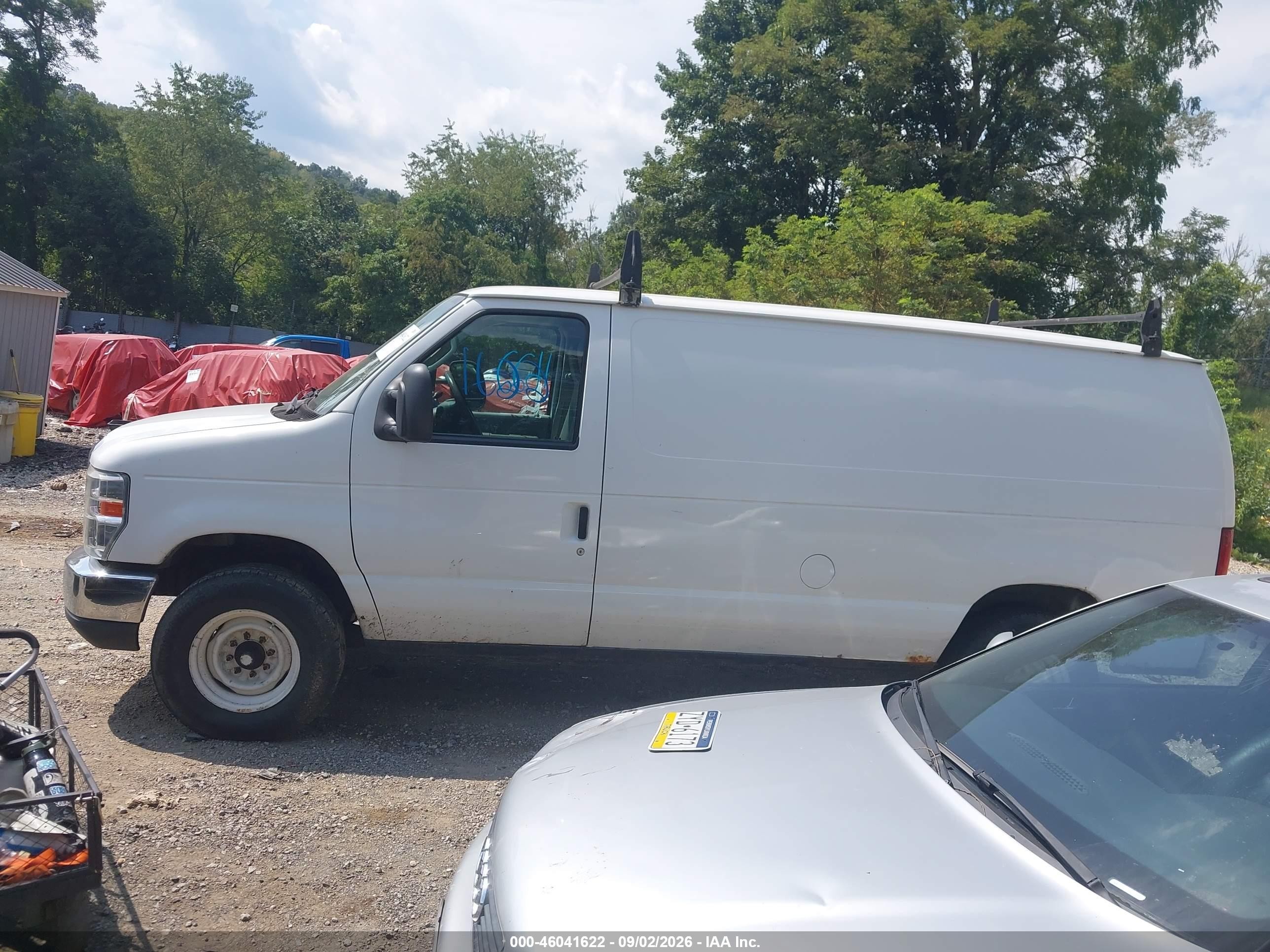 2013 Ford E-150 Commercial White vin: 1FTNE1EW7DDA08024