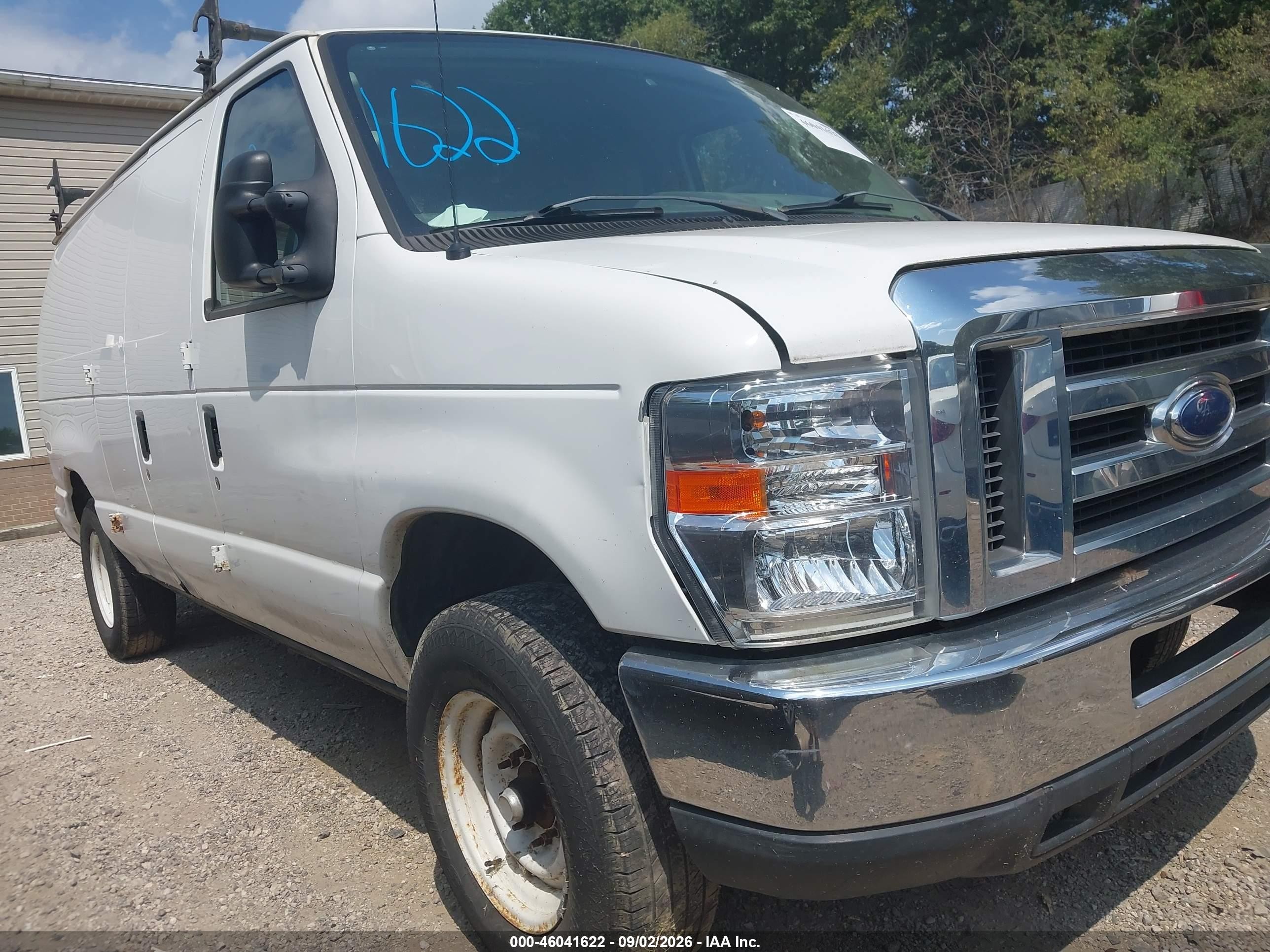 2013 Ford E-150 Commercial White vin: 1FTNE1EW7DDA08024