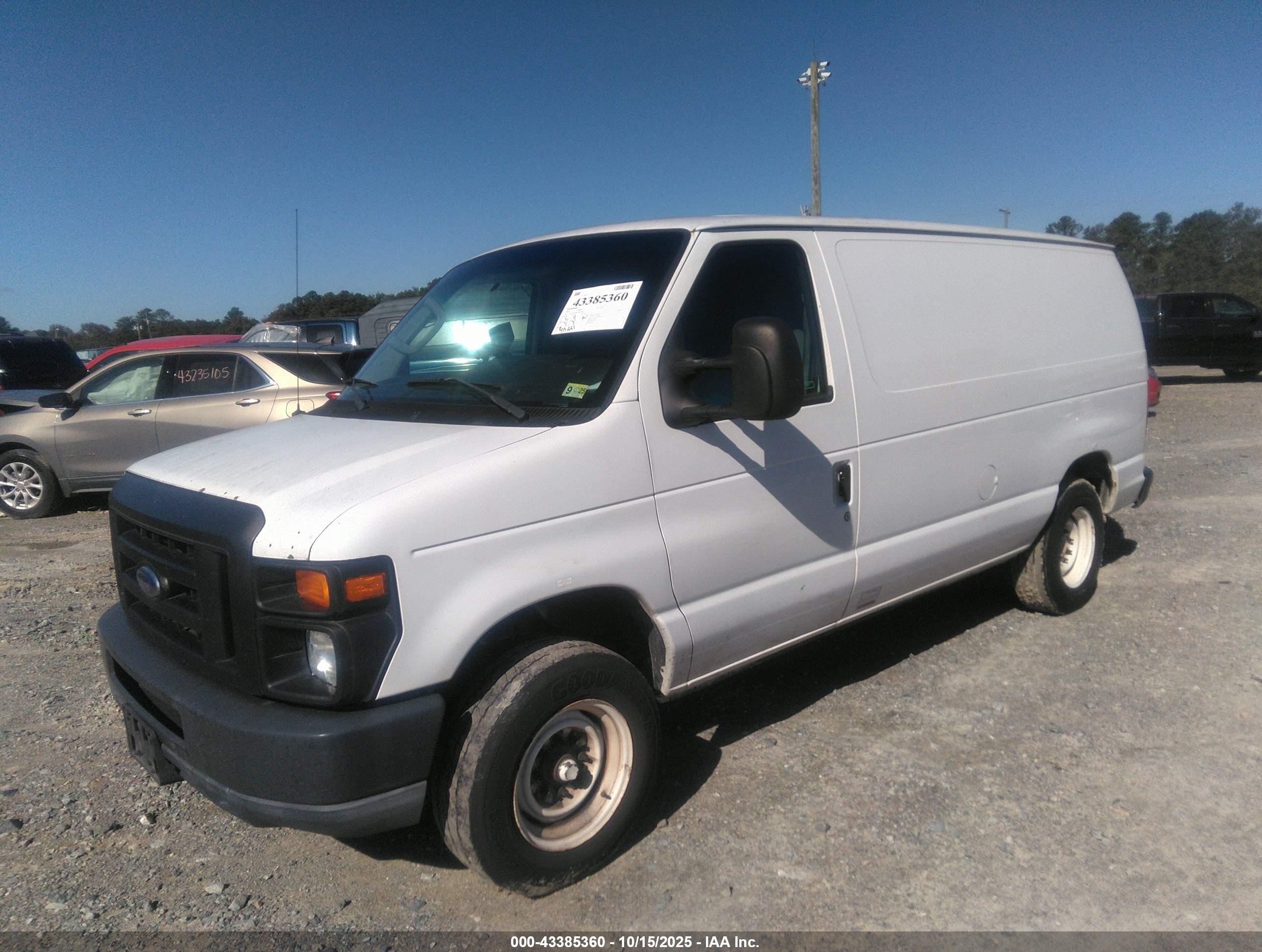 2010 Ford E-150 Commercial/recreational White vin: 1FTNE1EW8ADA66946