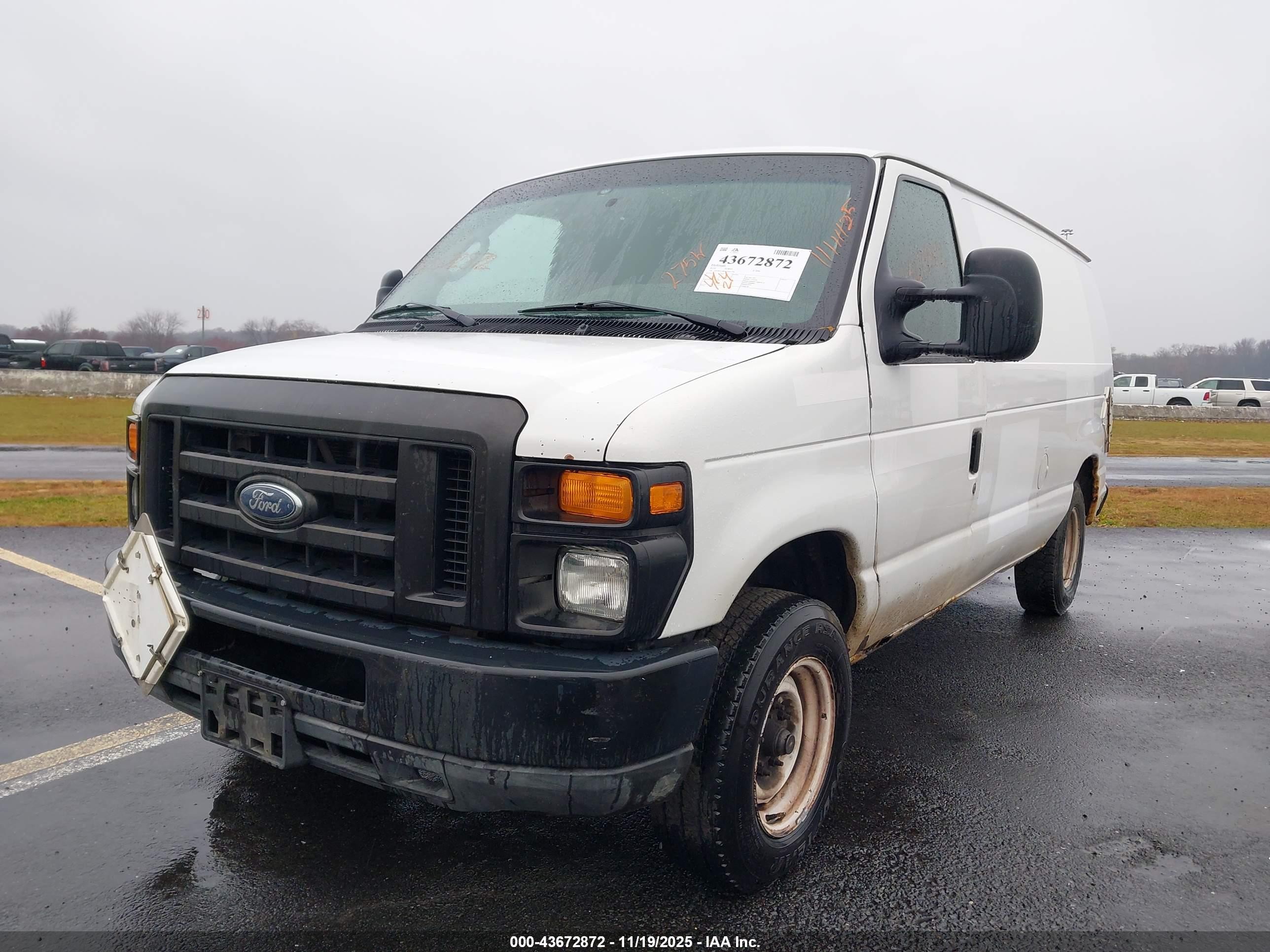 2010 Ford E-150 Commercial/recreational White vin: 1FTNE1EW8ADA91796