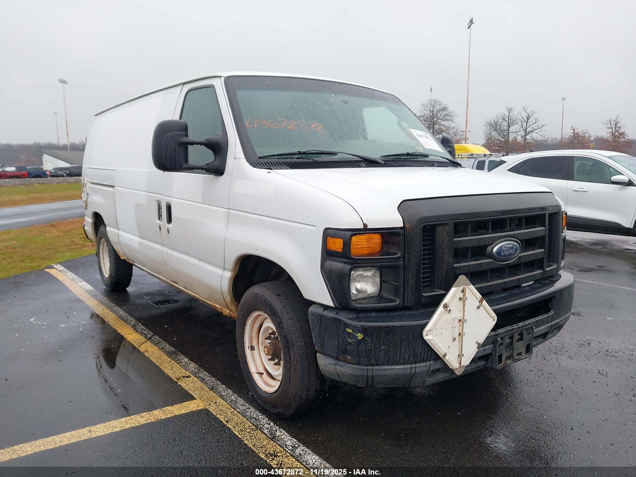 2010 Ford E-150 Commercial/recreational White vin: 1FTNE1EW8ADA91796