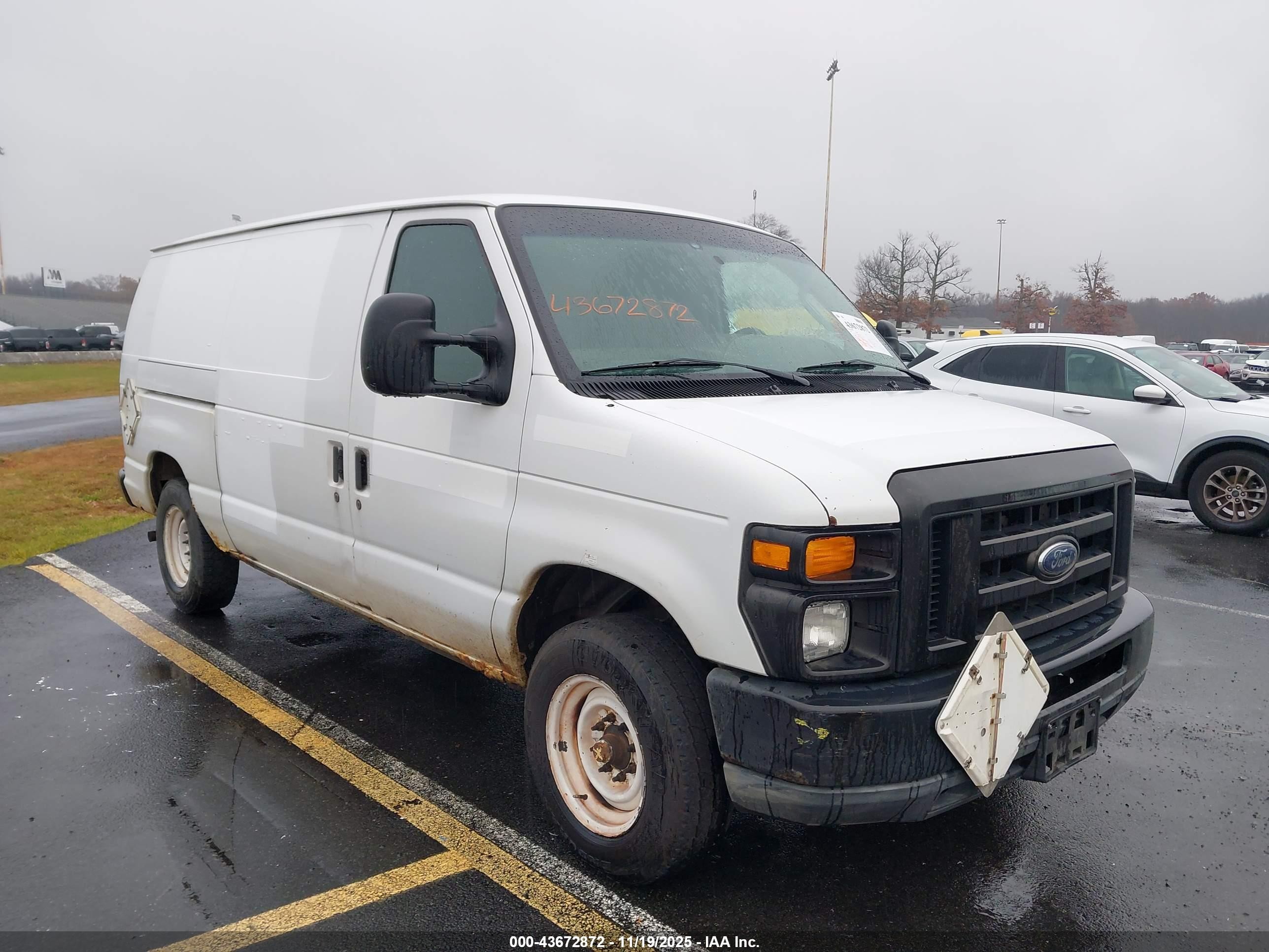2010 Ford E-150 Commercial/recreational White vin: 1FTNE1EW8ADA91796