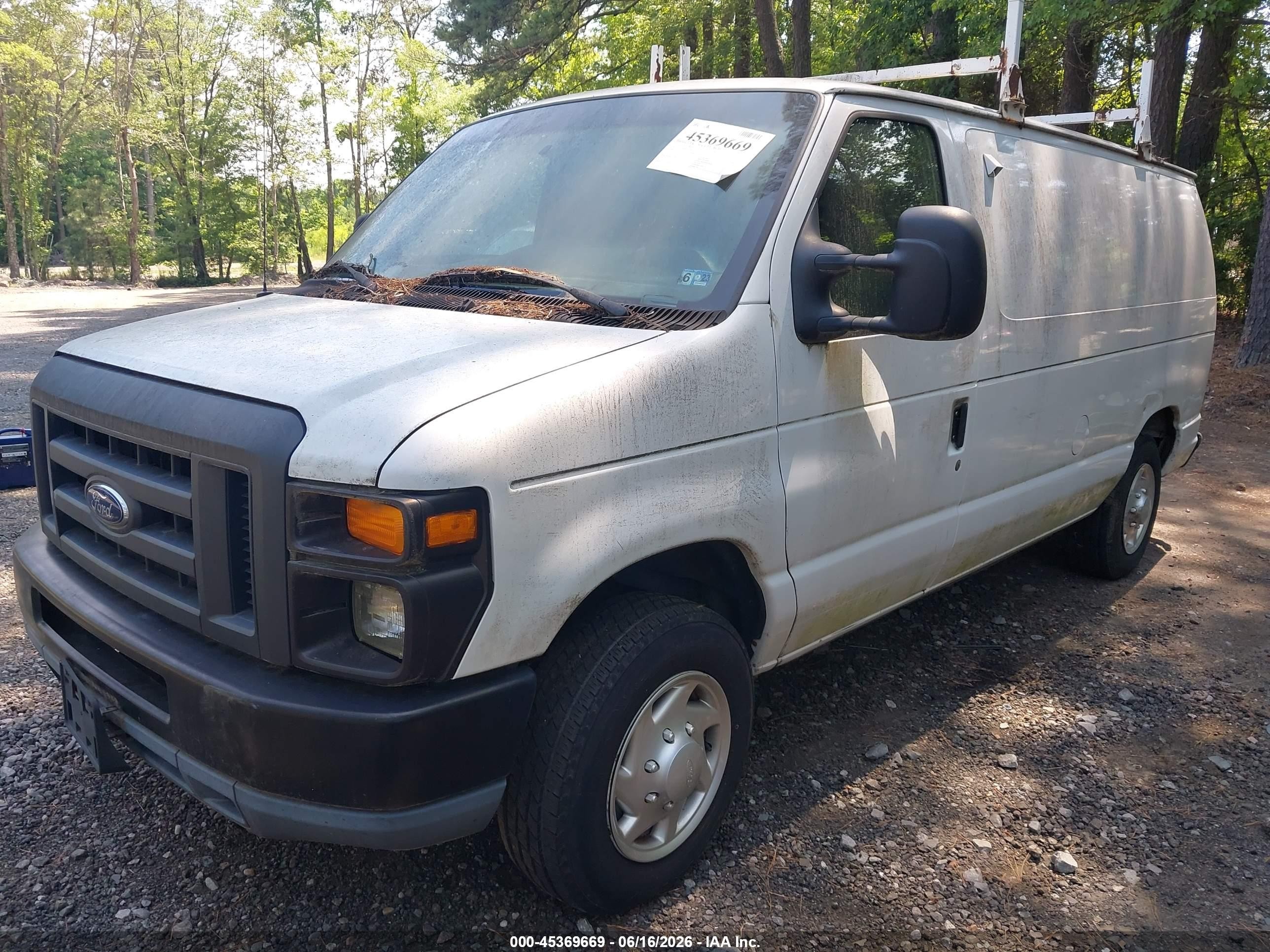 2011 Ford E-150 Commercial White vin: 1FTNE1EW8BDA95851