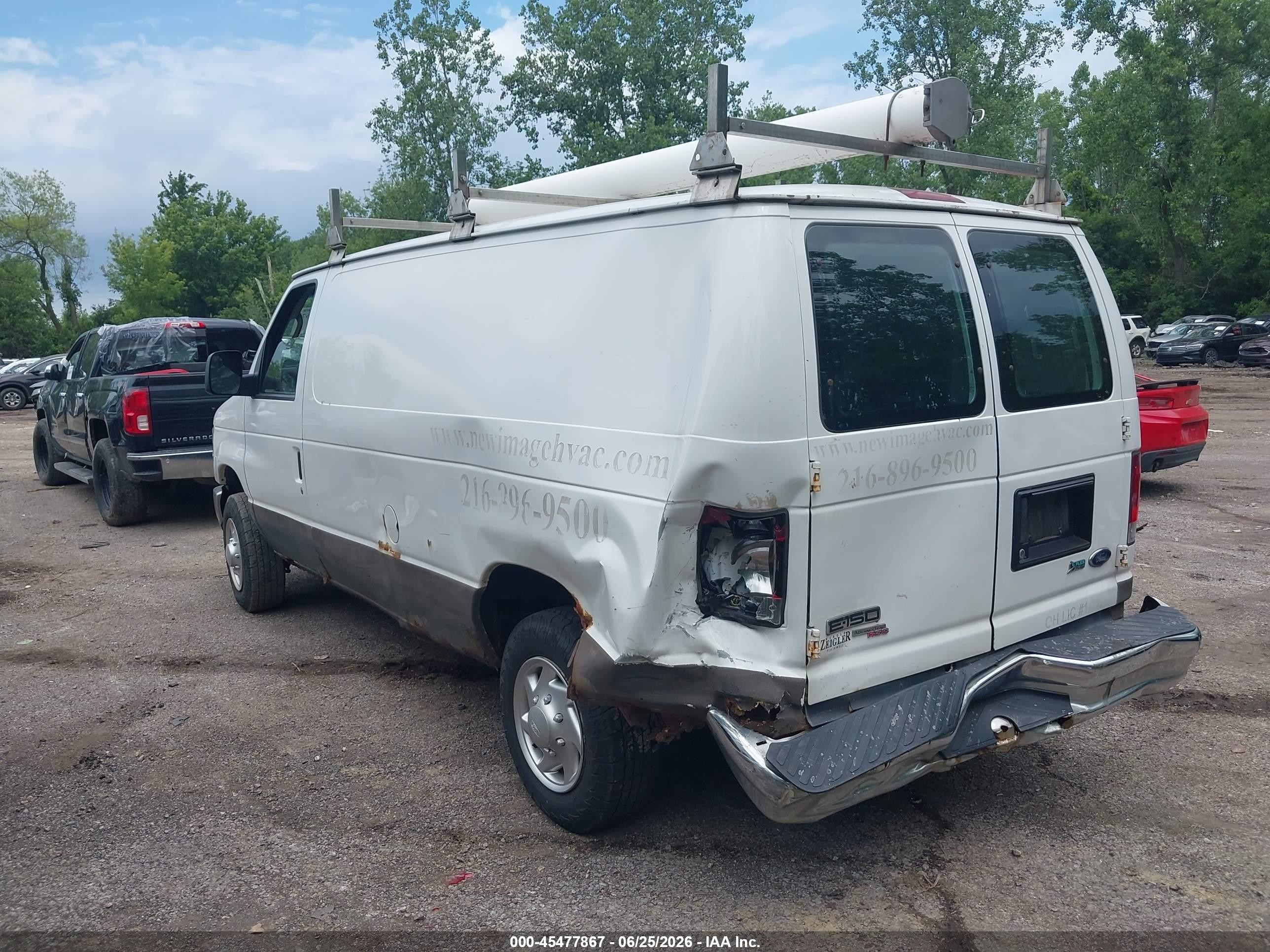 2012 Ford E-150 Commercial/recreational White vin: 1FTNE1EW8CDA95091