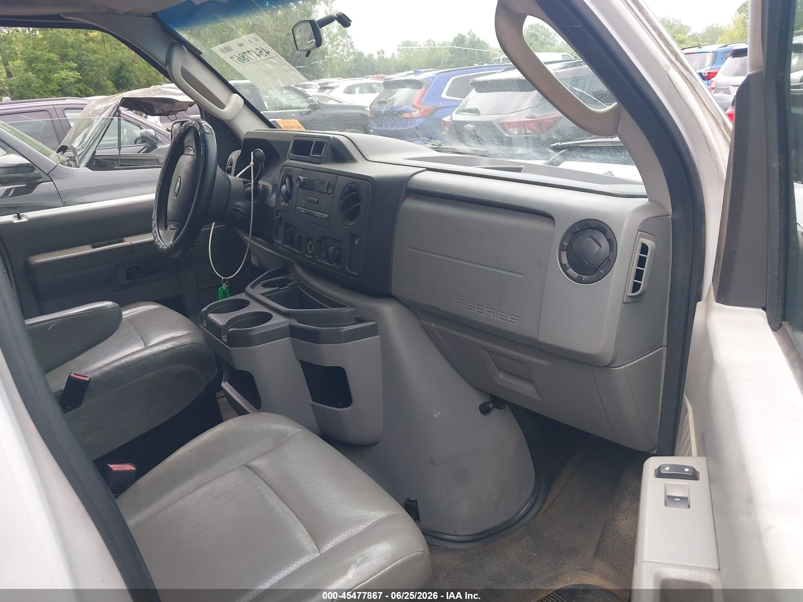 2012 Ford E-150 Commercial/recreational White vin: 1FTNE1EW8CDA95091