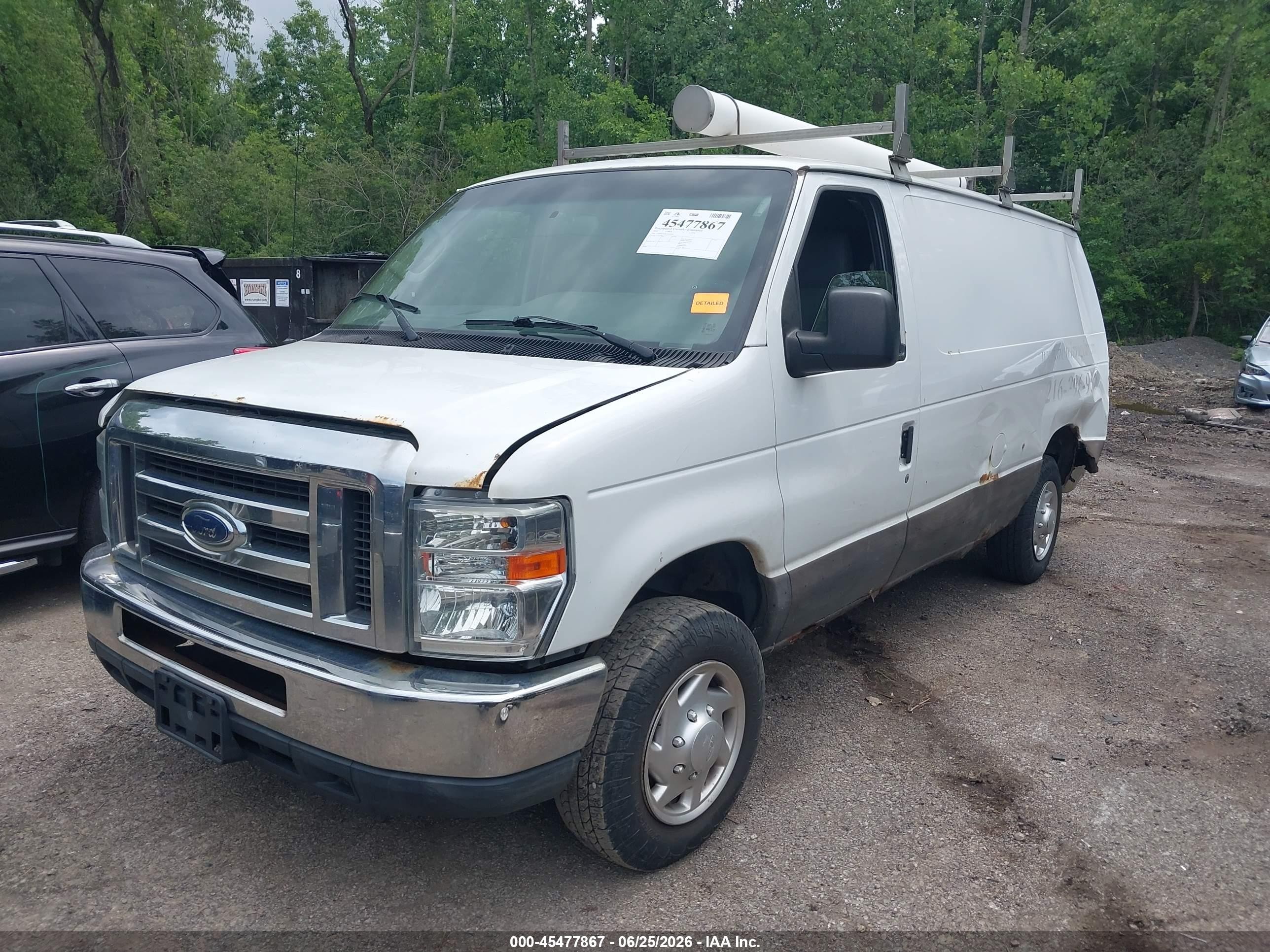 2012 Ford E-150 Commercial/recreational White vin: 1FTNE1EW8CDA95091