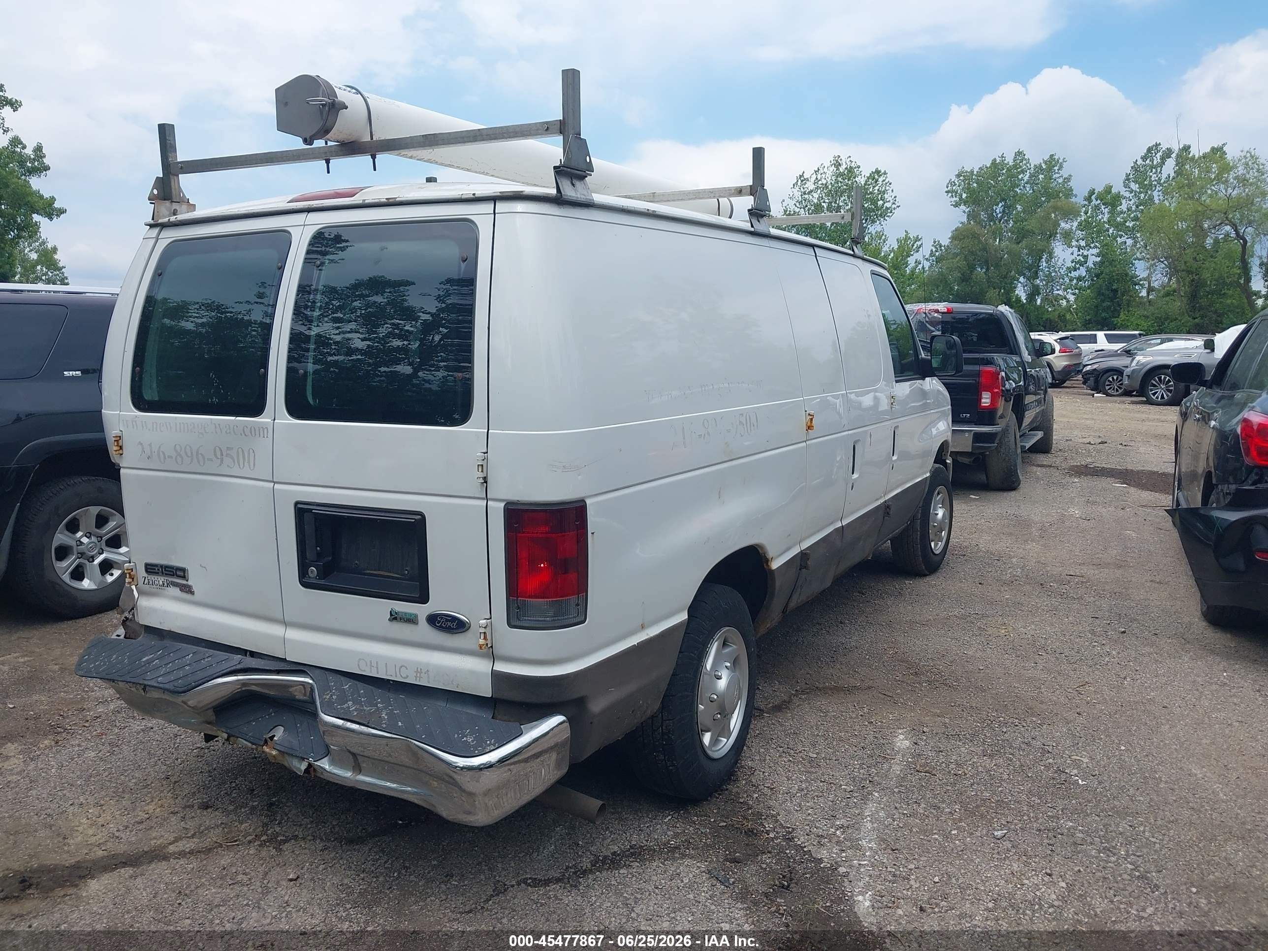 2012 Ford E-150 Commercial/recreational White vin: 1FTNE1EW8CDA95091