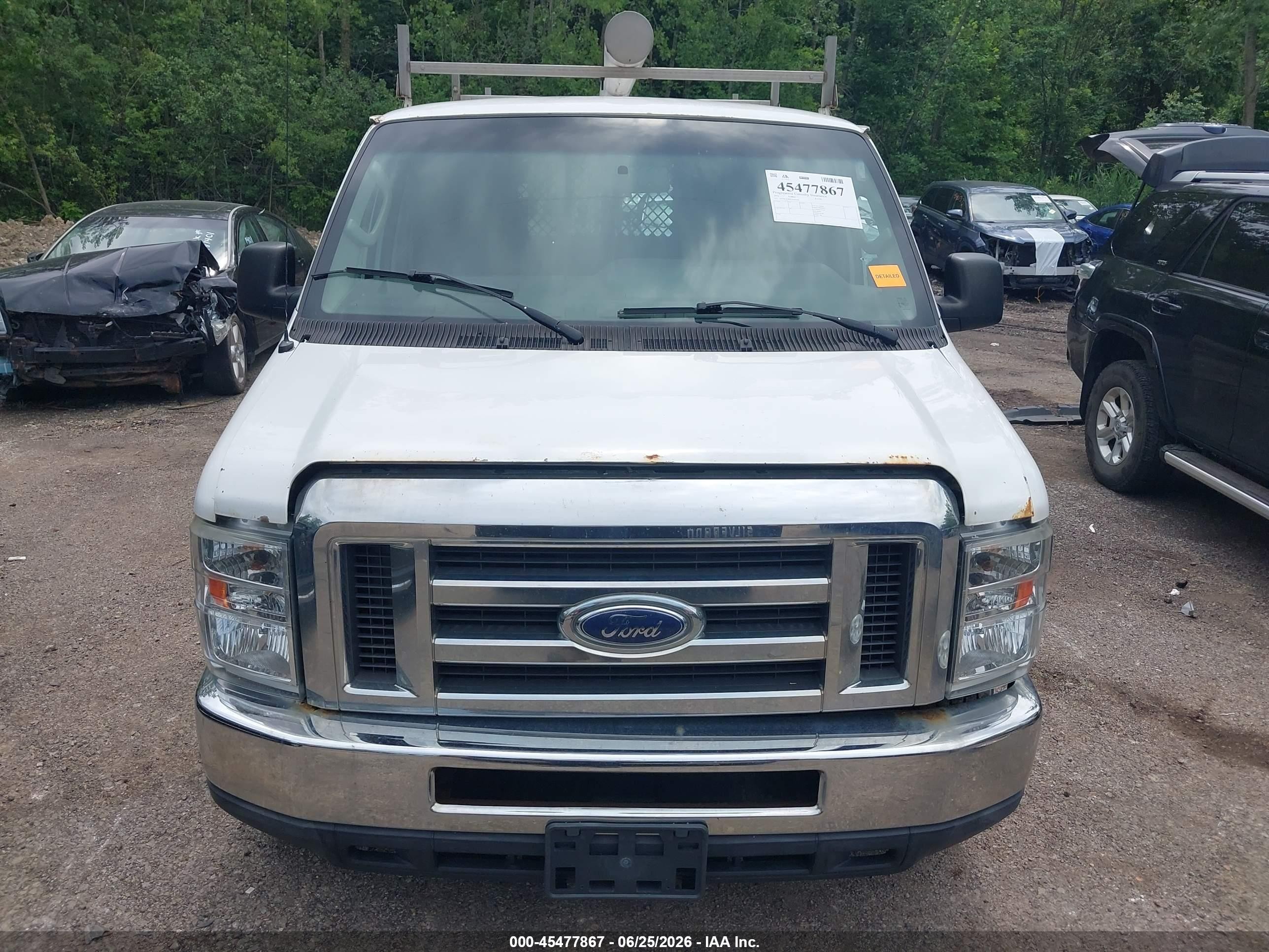 2012 Ford E-150 Commercial/recreational White vin: 1FTNE1EW8CDA95091