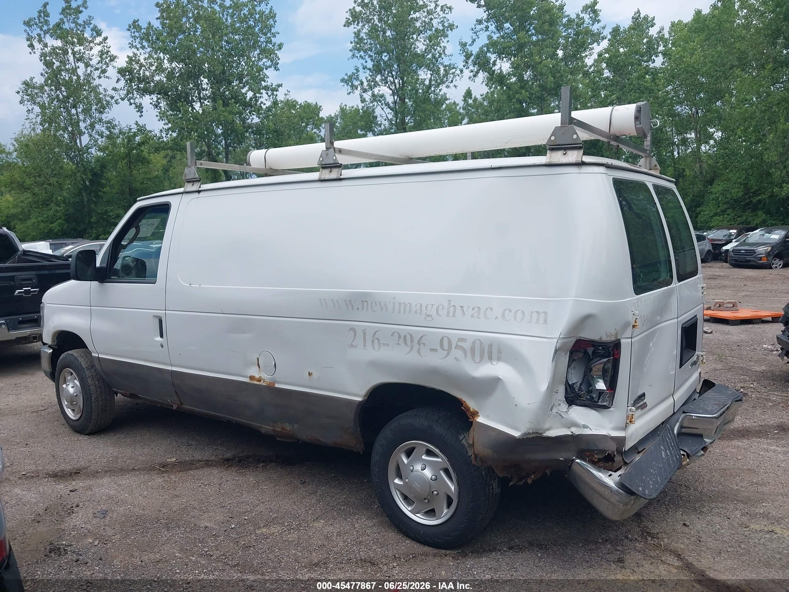 2012 Ford E-150 Commercial/recreational White vin: 1FTNE1EW8CDA95091